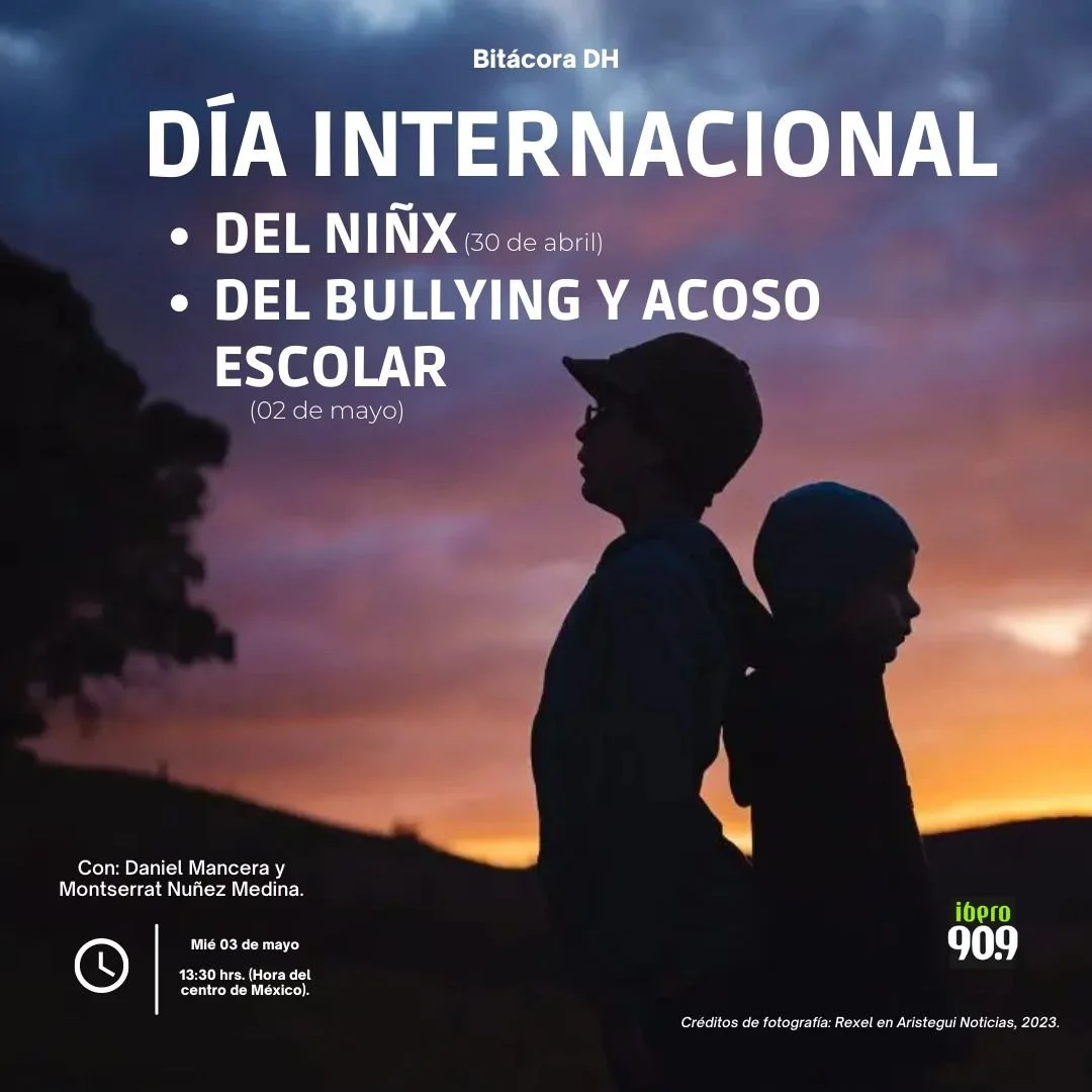 Día Internacional de las infancias y Día internacional contra el bullying y el acoso escolar.