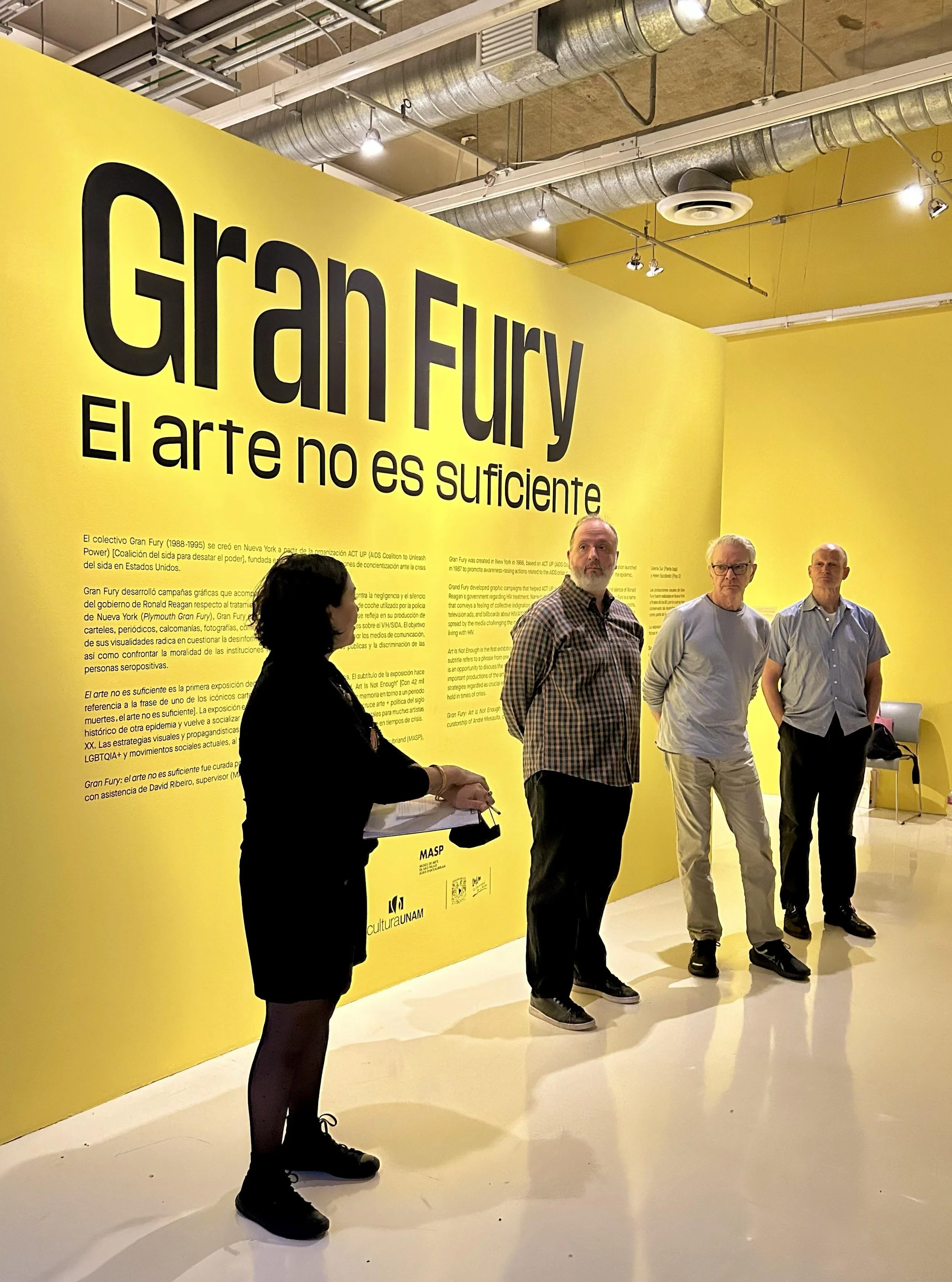 Exposición Gran Fury: El arte no es suficiente.