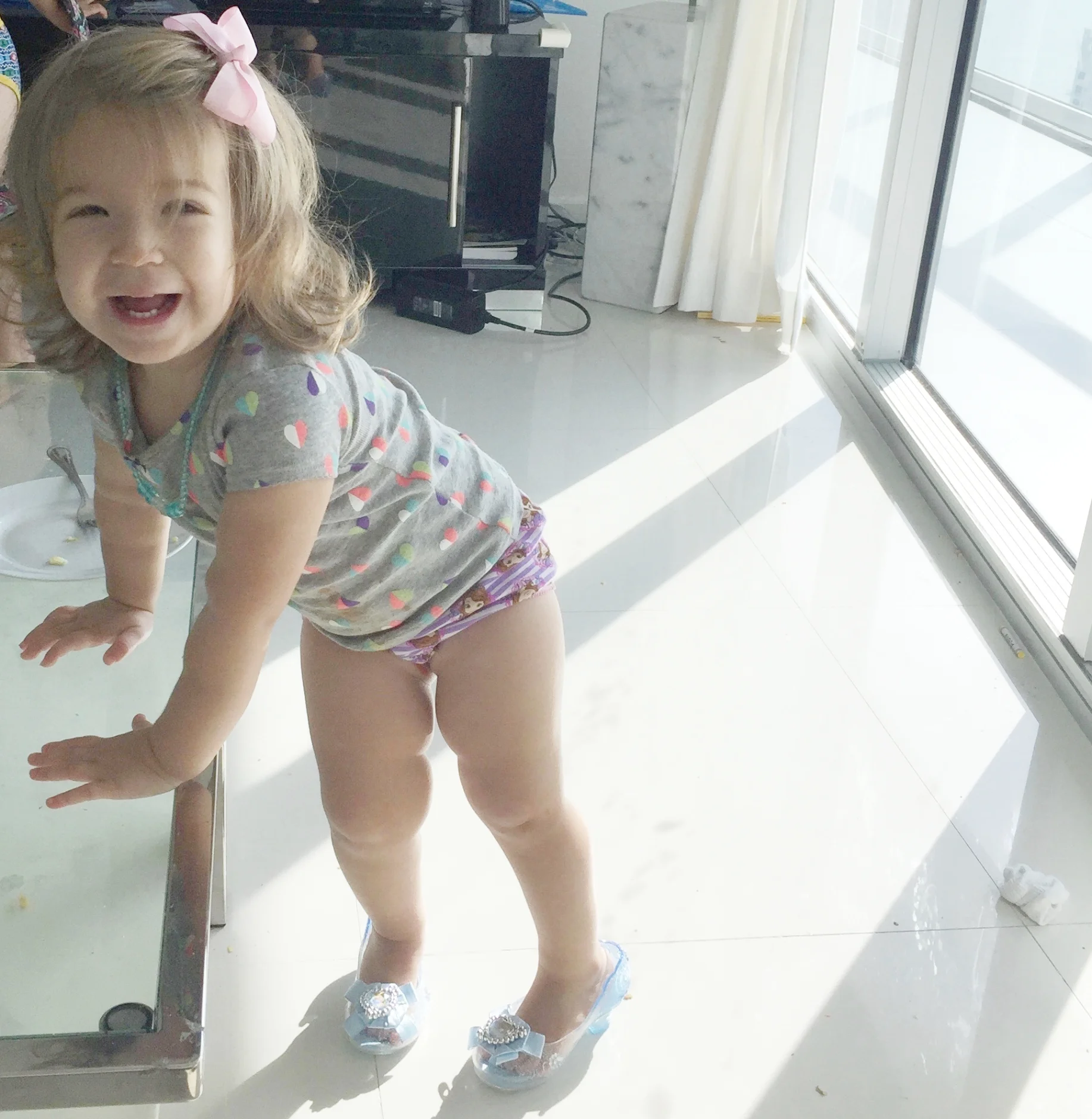 Kate's first day of potty training #pottytraininginstyle