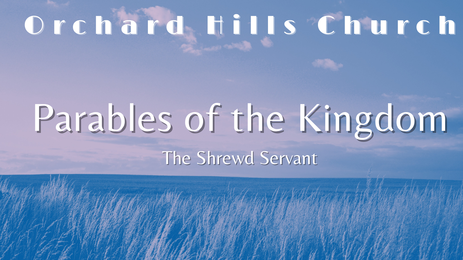 The Parable of the Shrewd Manager