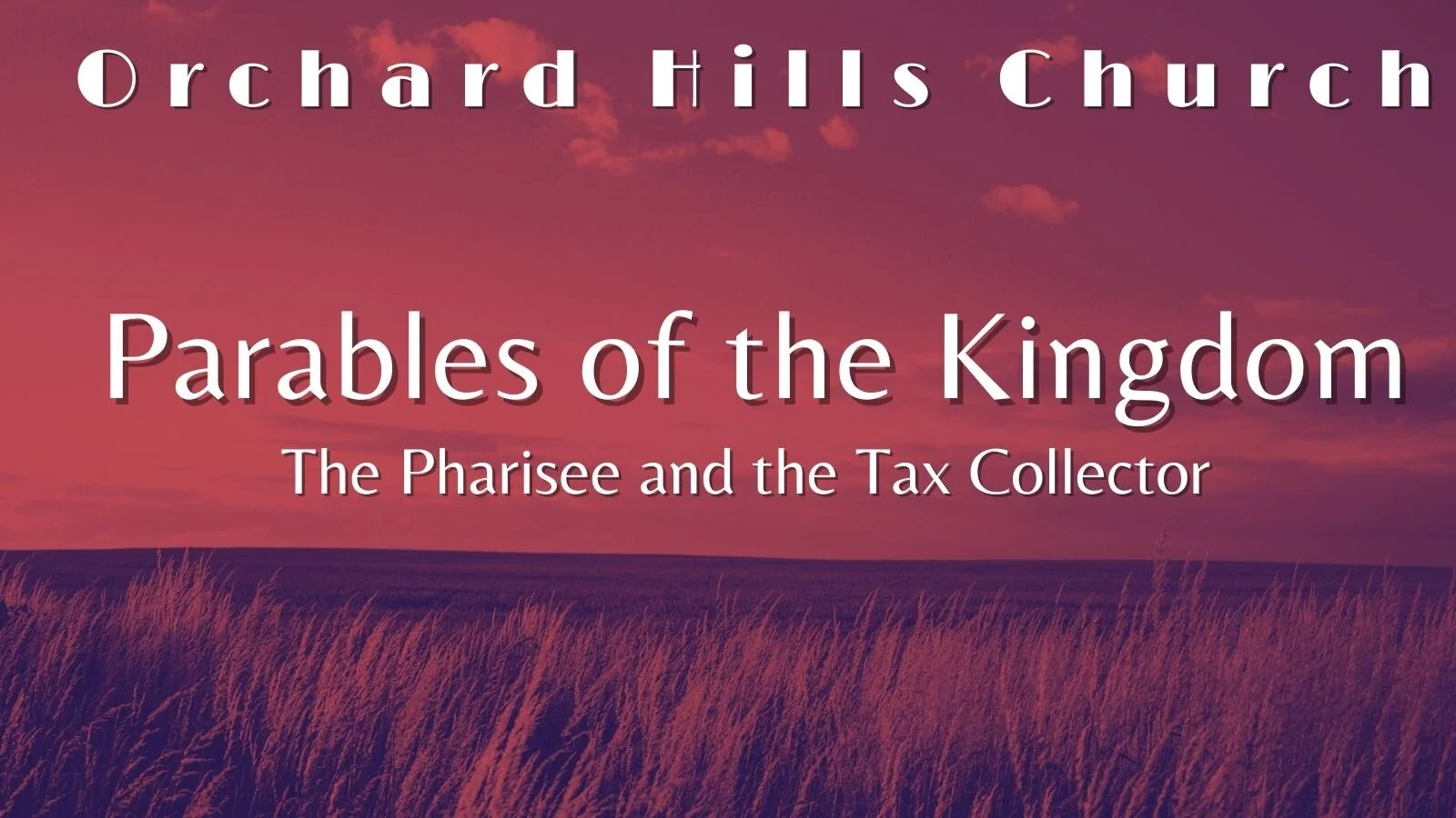 The Pharisee and the Tax Collector