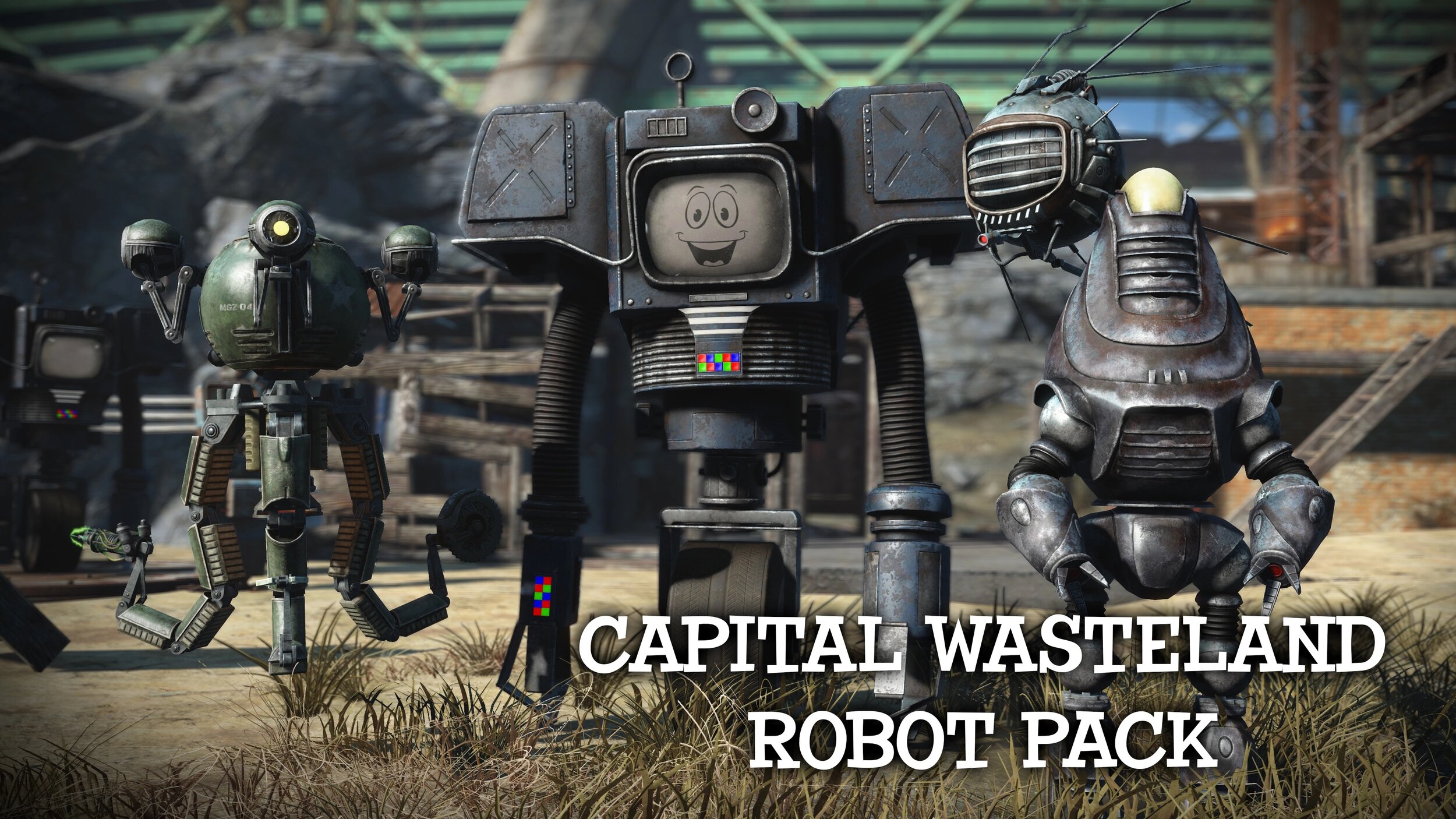 Capital wasteland robot pack fallout 4 (120) фото