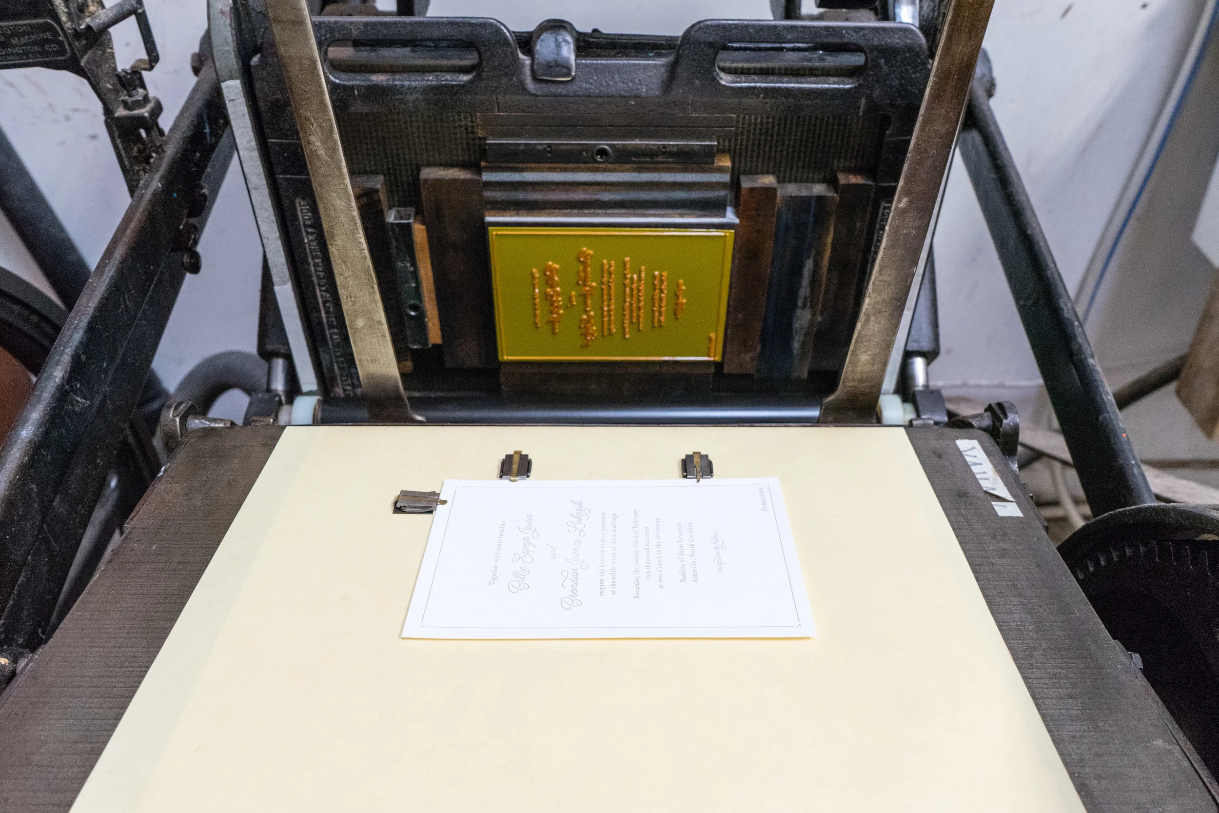 Checking alignment and test prints