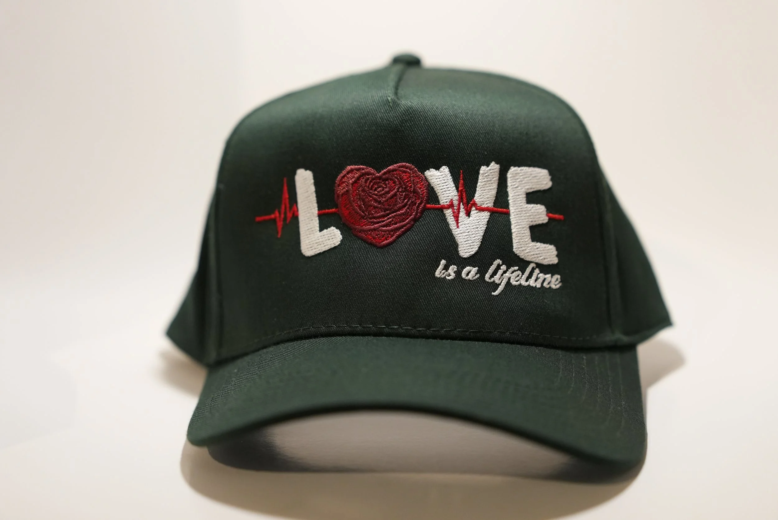 Love is a Lifeline Cotton Green