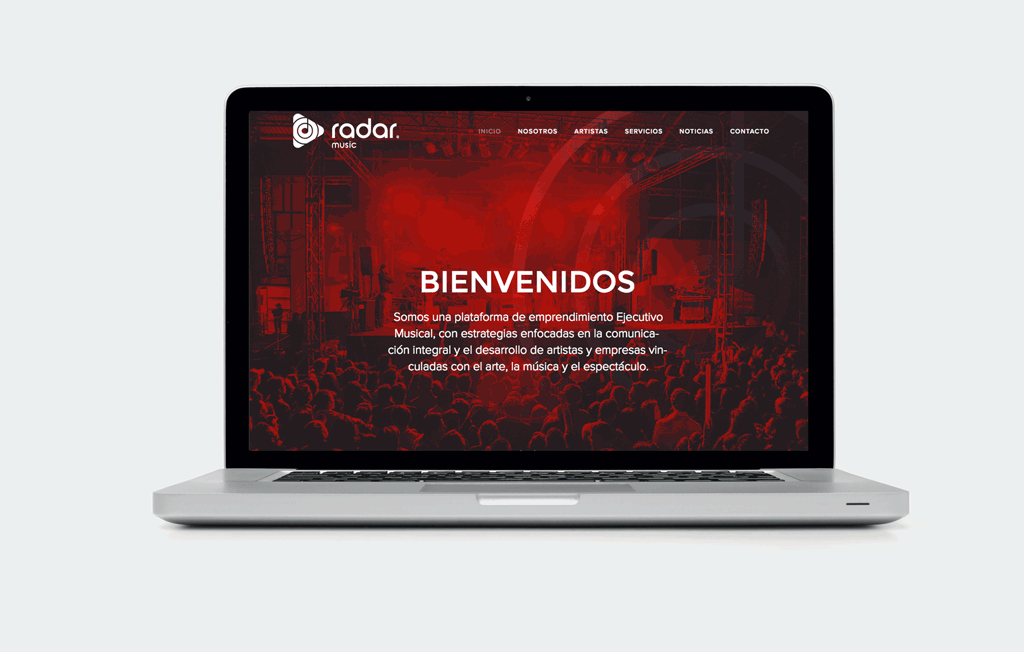 Website - Home section