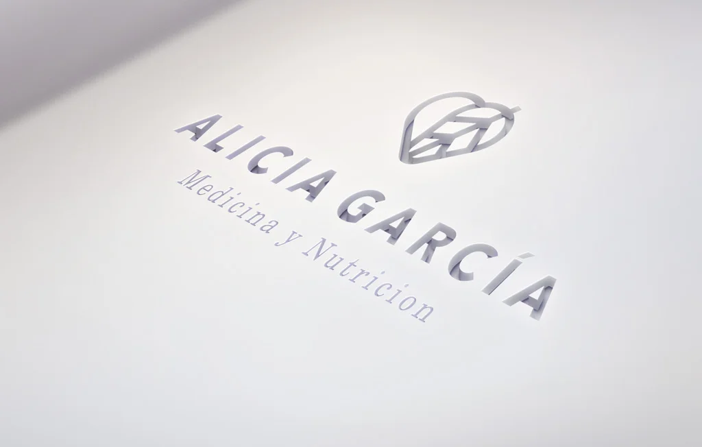 Brand application on openwork surface