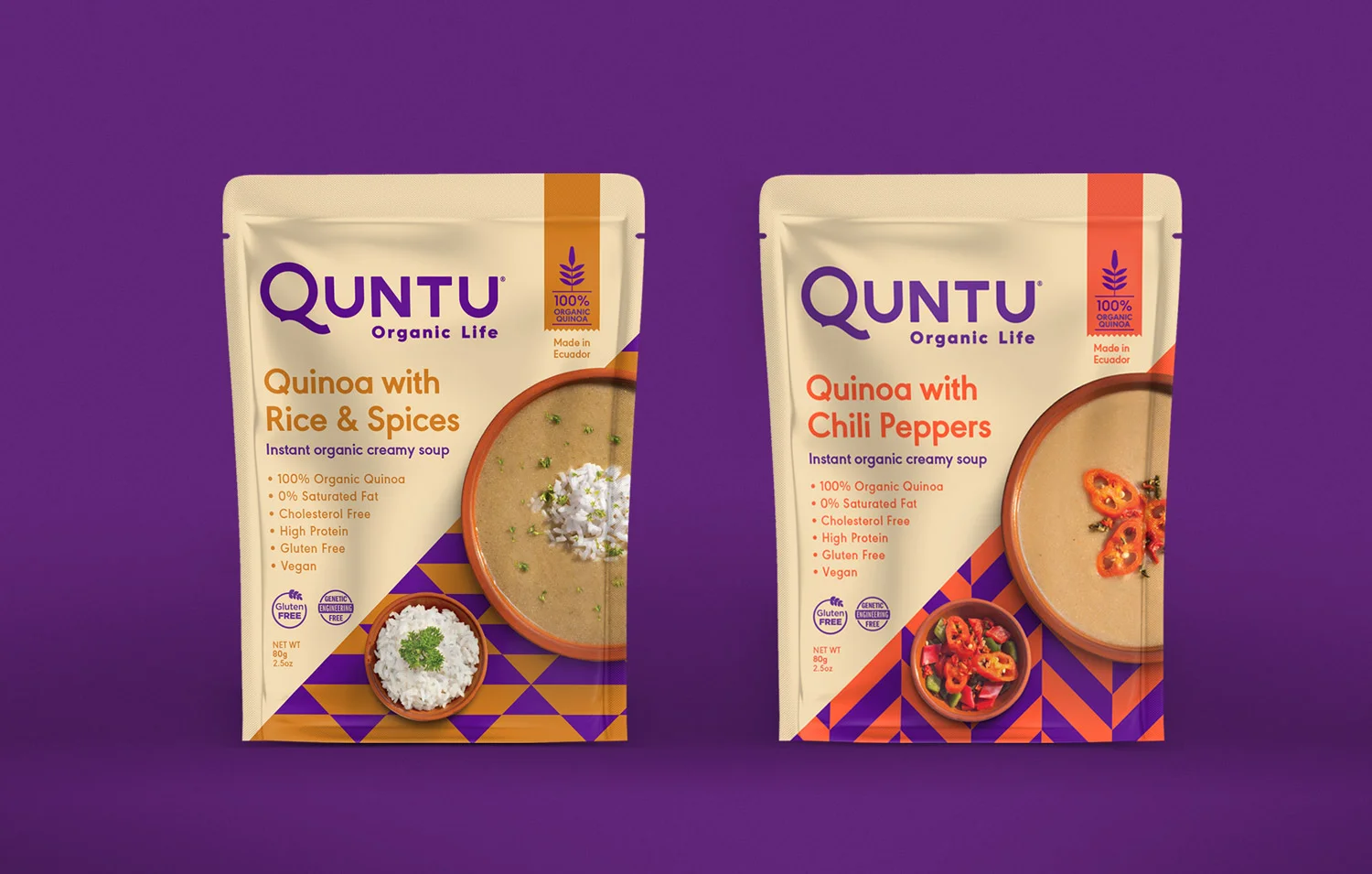 Instant soups packaging