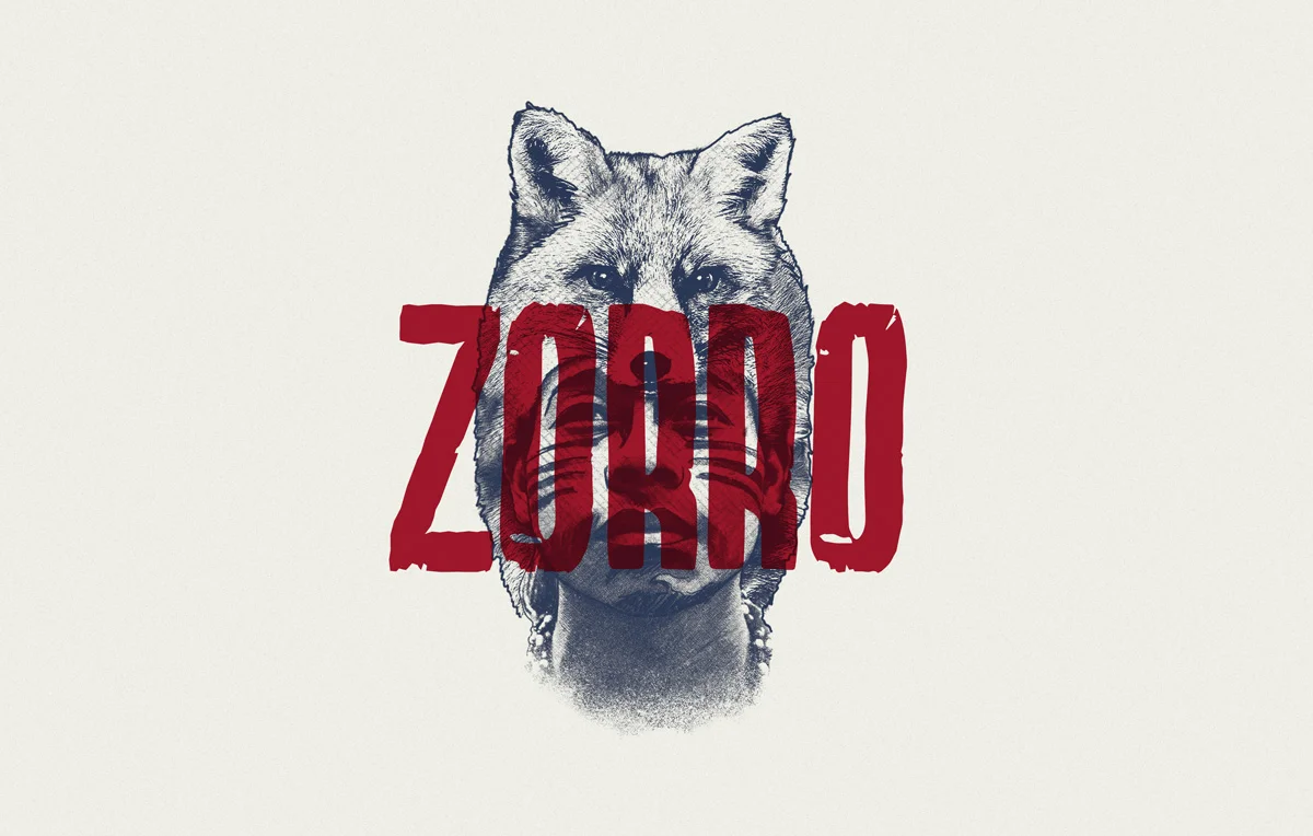 Ilustración para cerveza Zorro Strong Ale