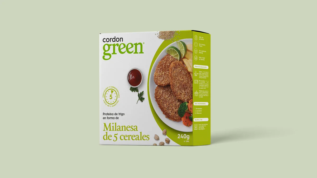CordonGreen: Vegan products identity and packaging