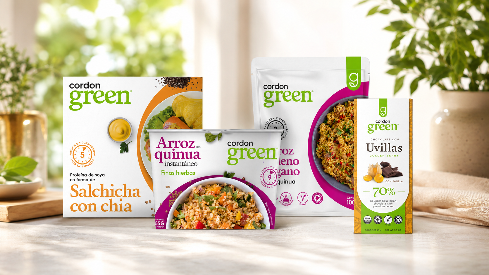 Cordon Green: Identidad + empaques