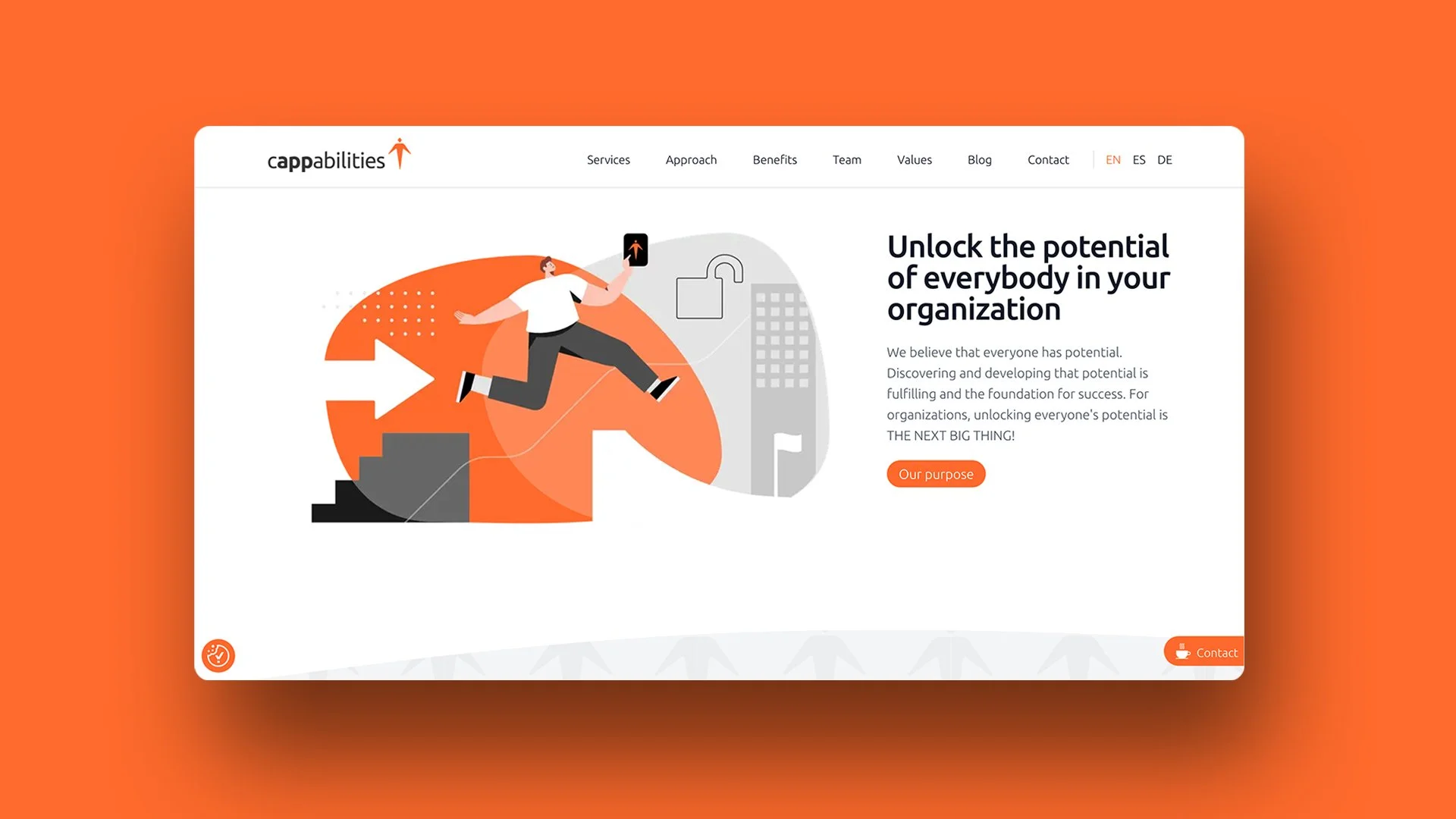 Cappabilities: Identidad + Web + Ilustración