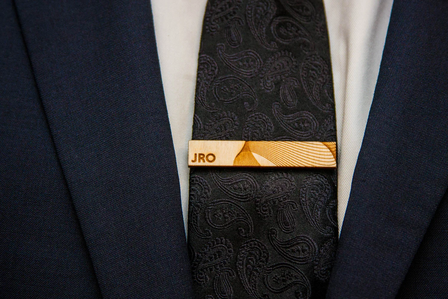 What: DIY tie clip | Material: Wood