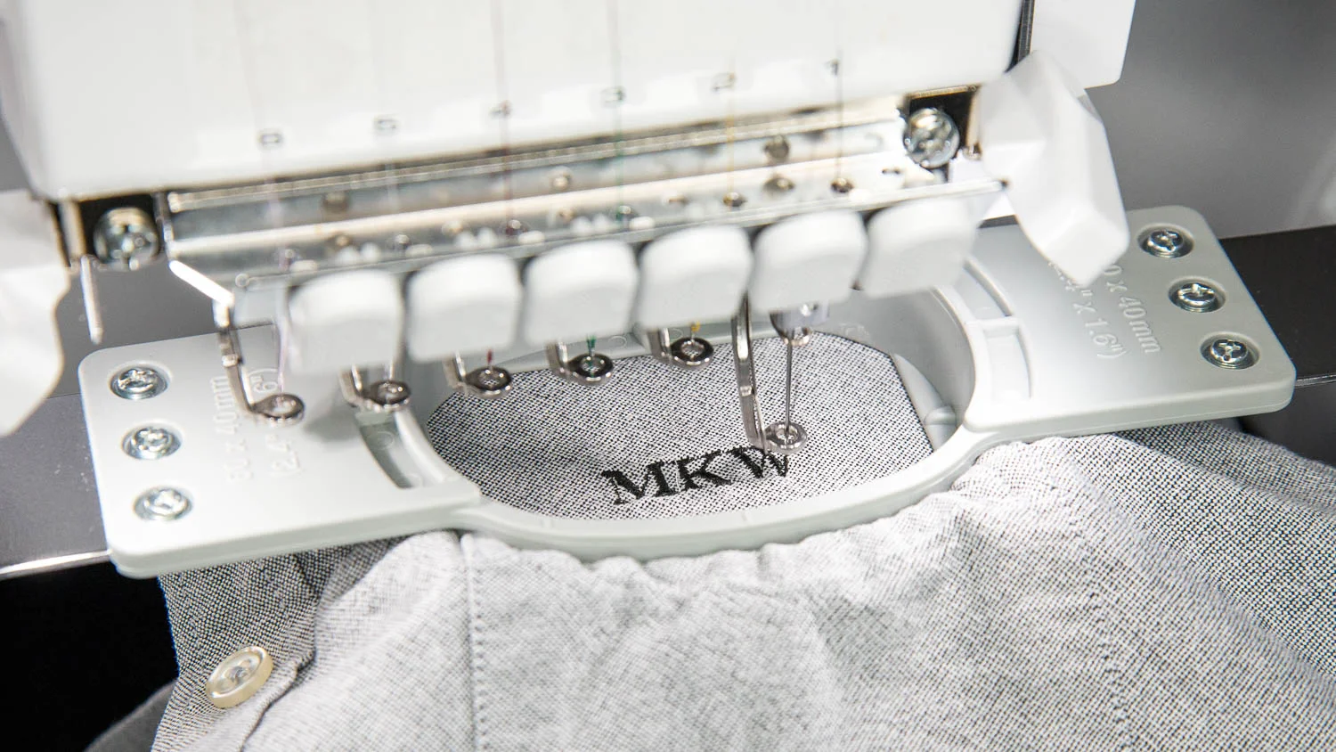 What: Embroidery monogramming