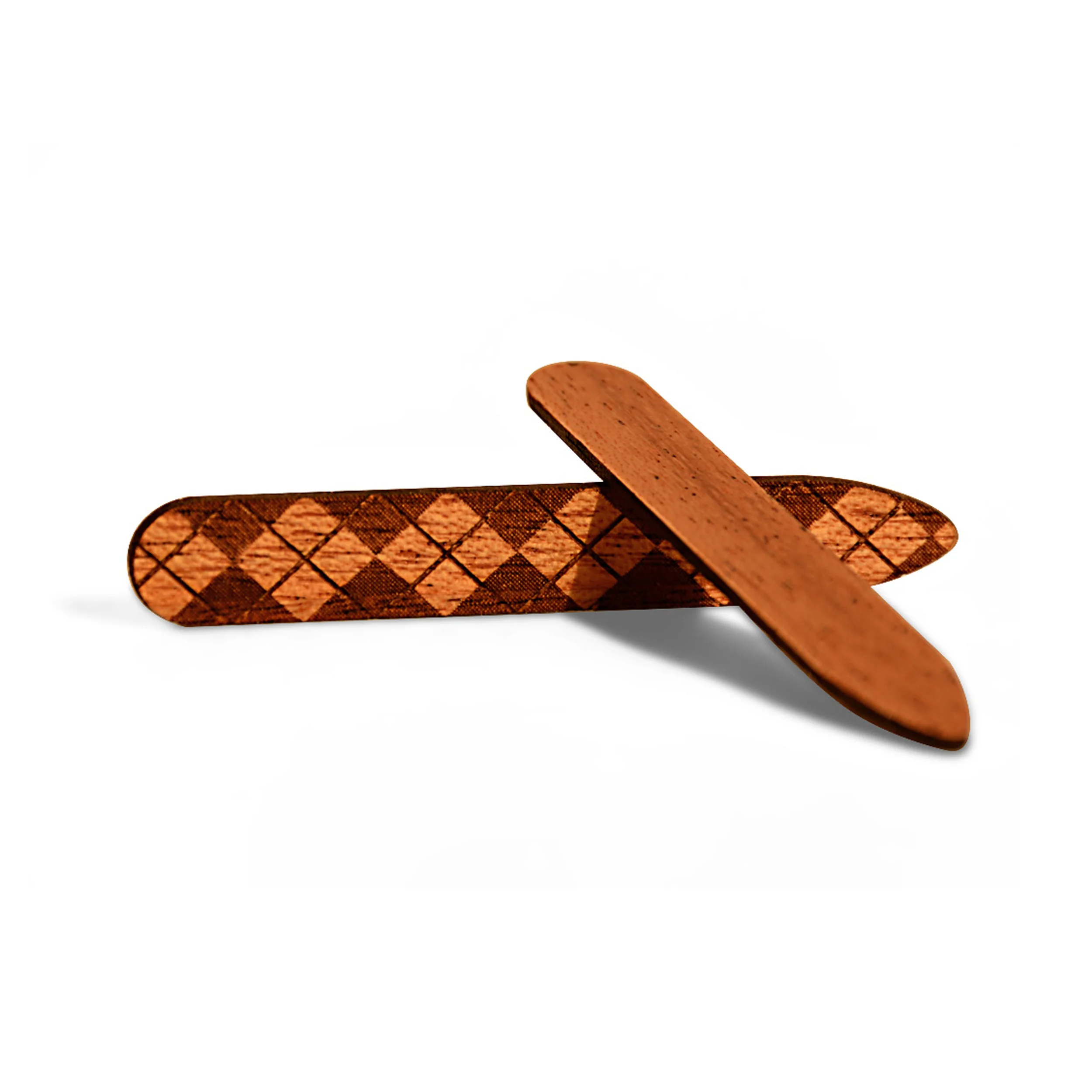 Wood Collar Stays – Argyle