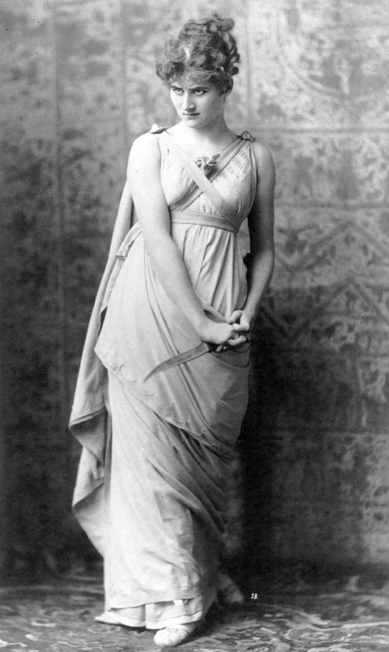 Mary Anderson as Parthenia in Friedrich Halm’s Ingomar the Barbarian, 1883