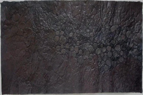 Cosminos 2, acrylic and india ink on paper/framed, $6,900