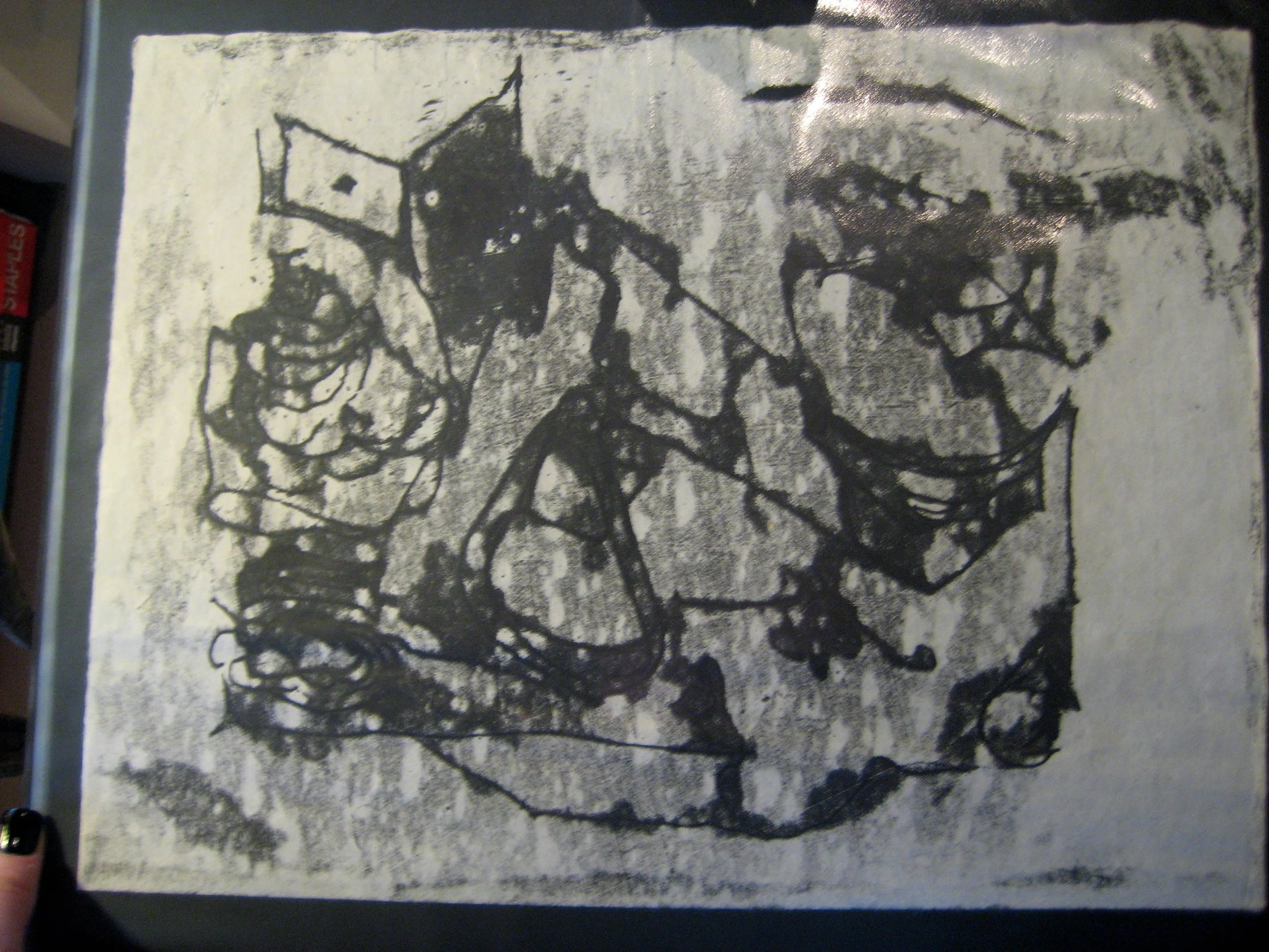 Ink on transparent paper, 12"x14" approx. $150