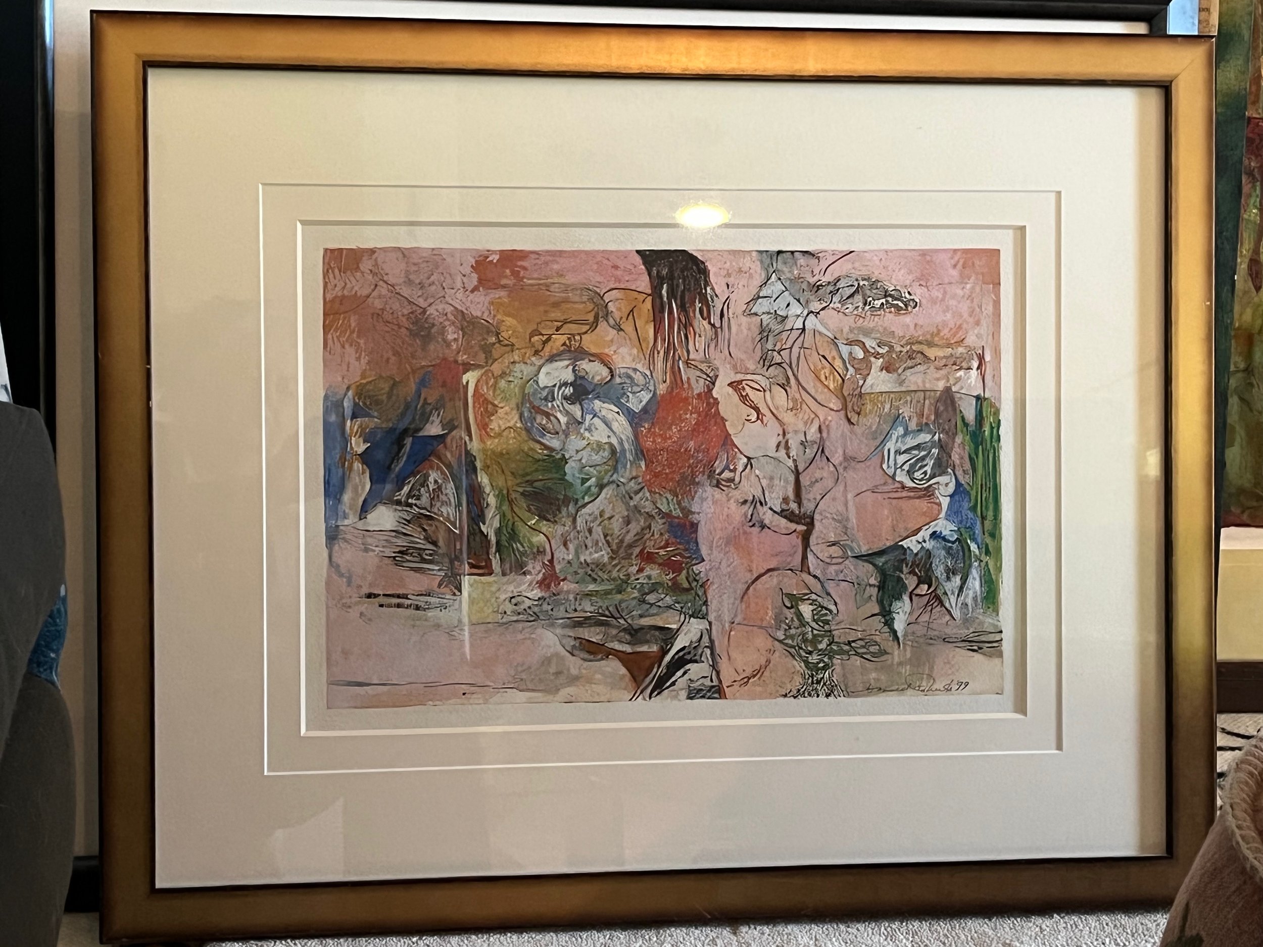 Gouache on paper/framed, approx. 18"x24", $1,800