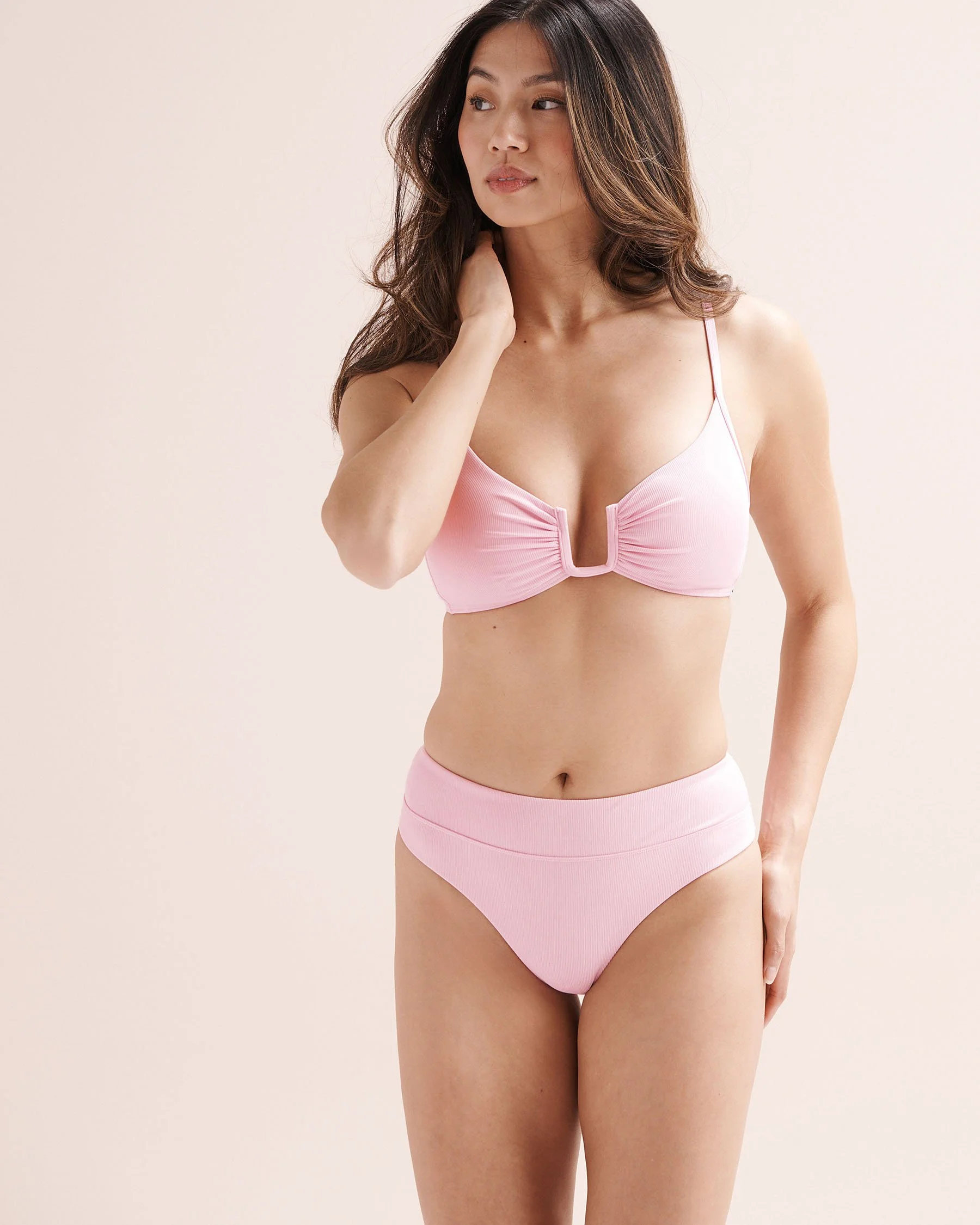 Ribbed Bralette Bikini Top