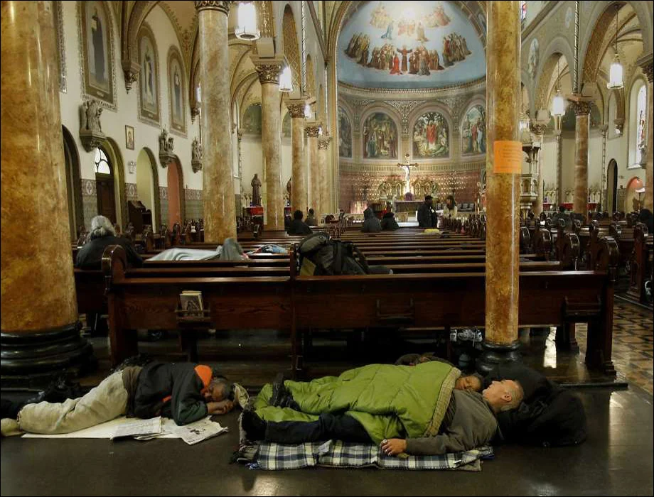 The Gubbio Project, St. Boniface Church, Tenderloin, San Francisco, CA 2014