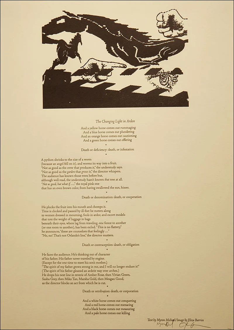 The Changing Light in Arden , Eliza Barrios & Myron Michael, 2012