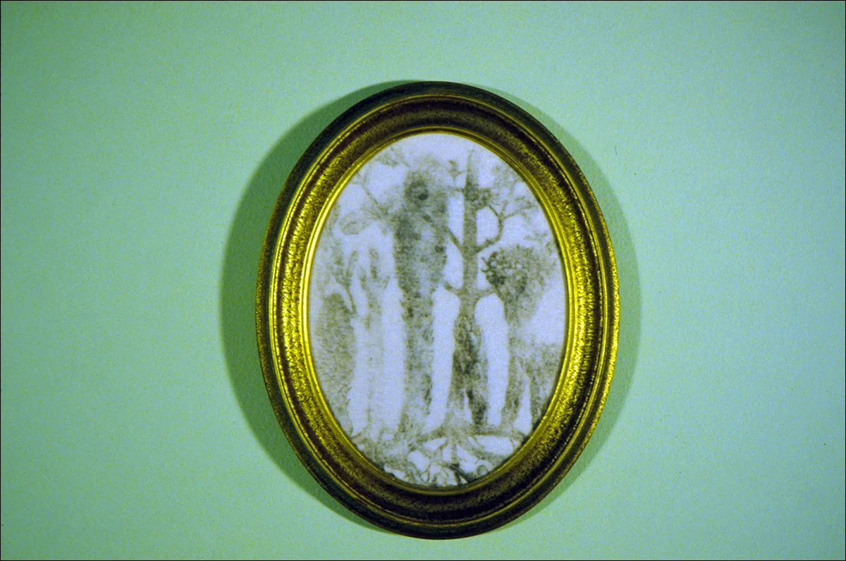 Bouquet - moleskin, Xerox transfer, 1998, detail