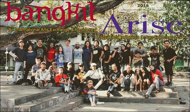 “Bangkit/Arise” international exchange & residency project, Yogyakarta, Indonesia, July 2018