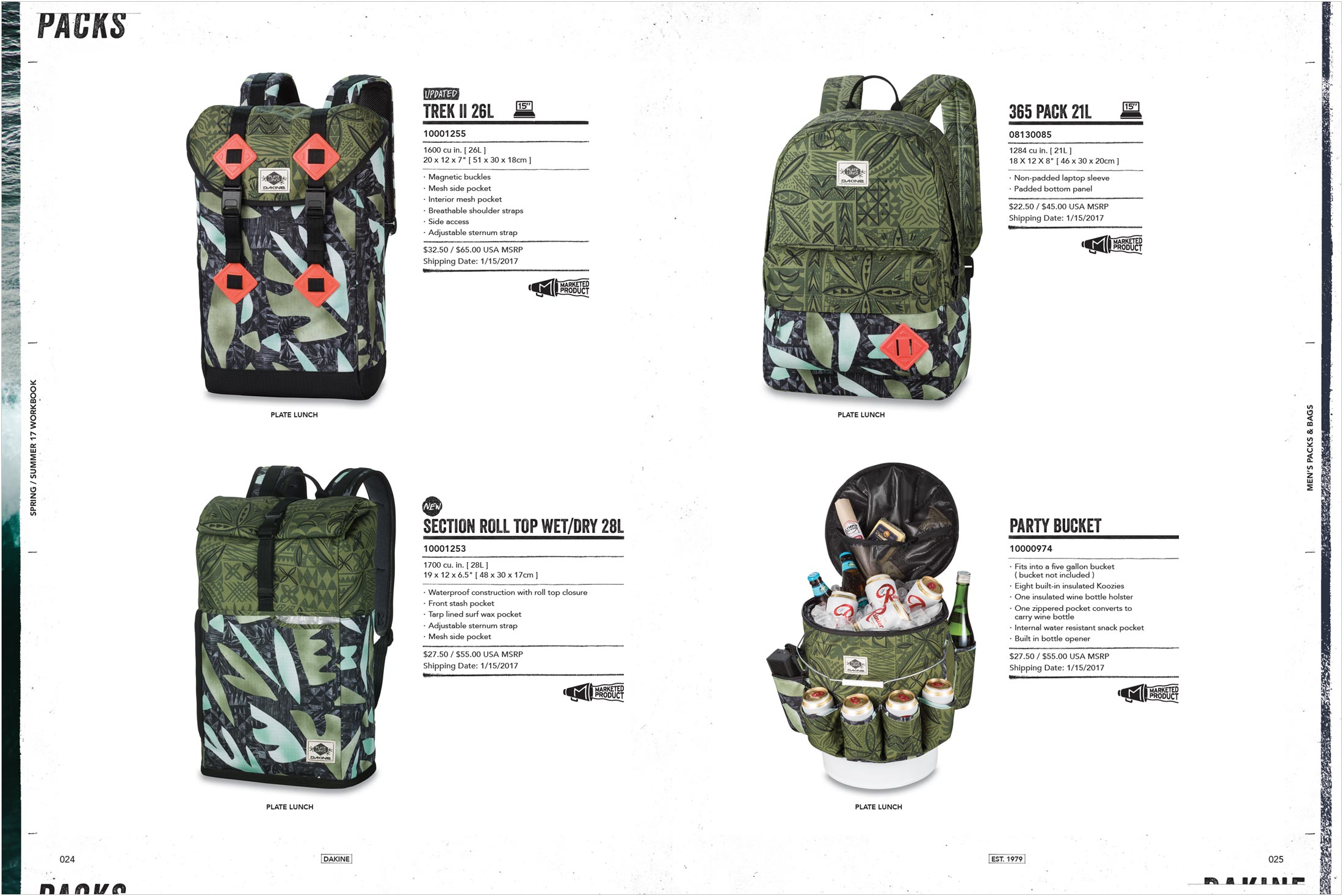 dakine plate lunch backpack