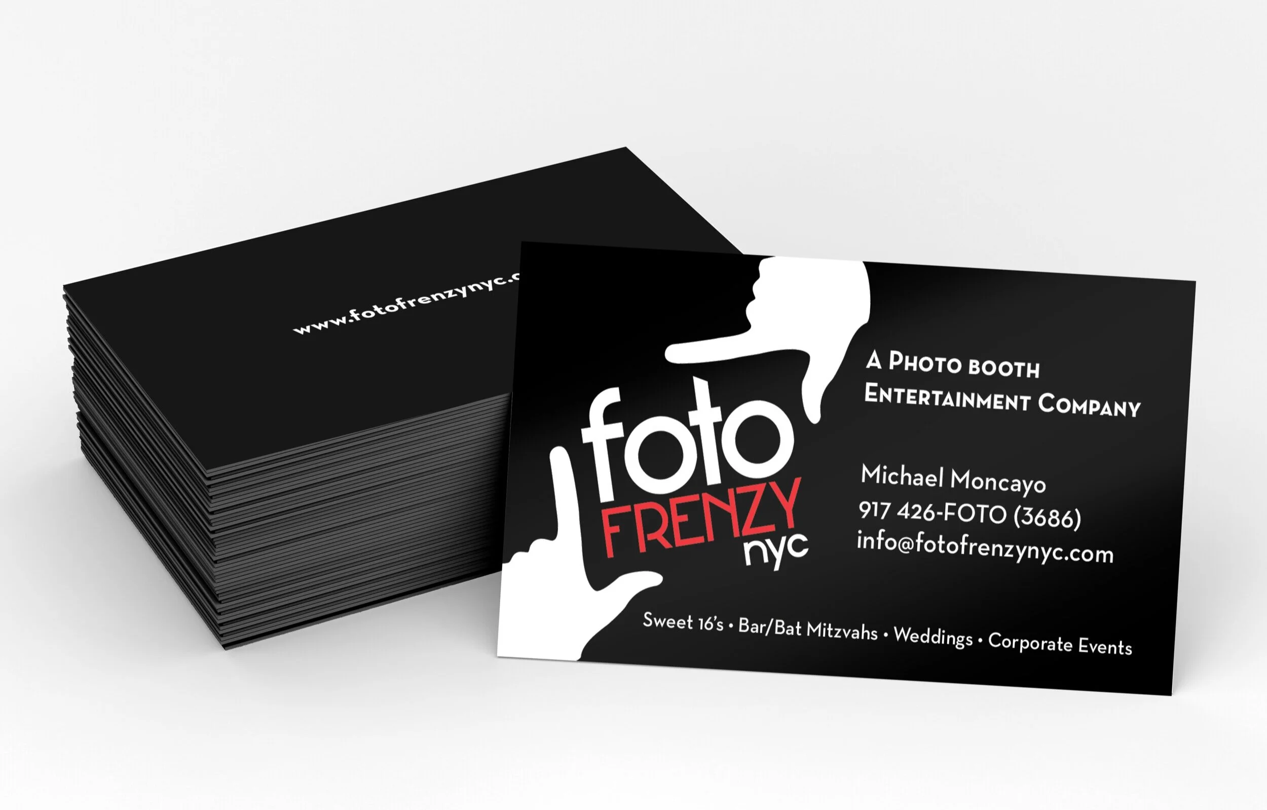   CLIENT:  FOTOFRENZY NYC LOGO, &amp; BUSINESS CARDS 