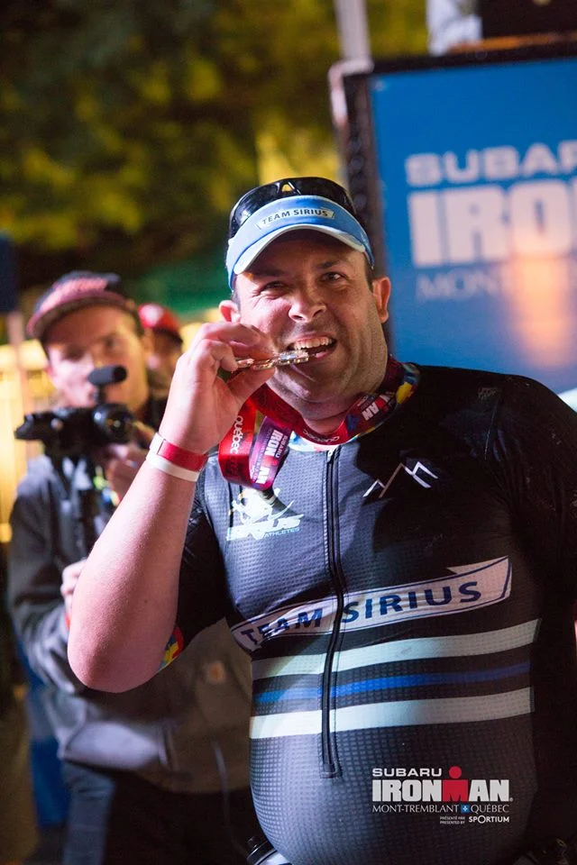 Finish Line with Medal