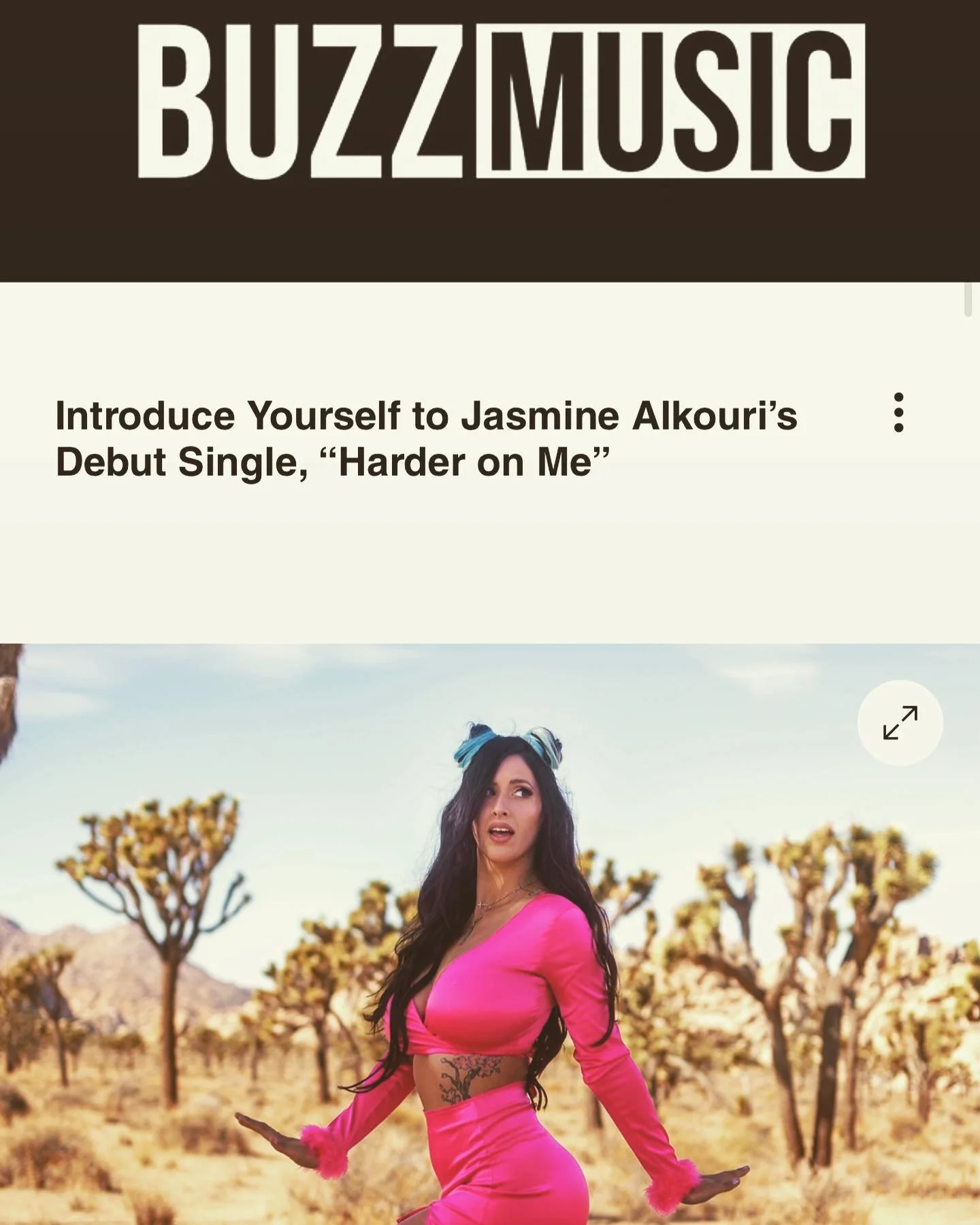 Jasmine Alkouri now featured in Buzz Music!