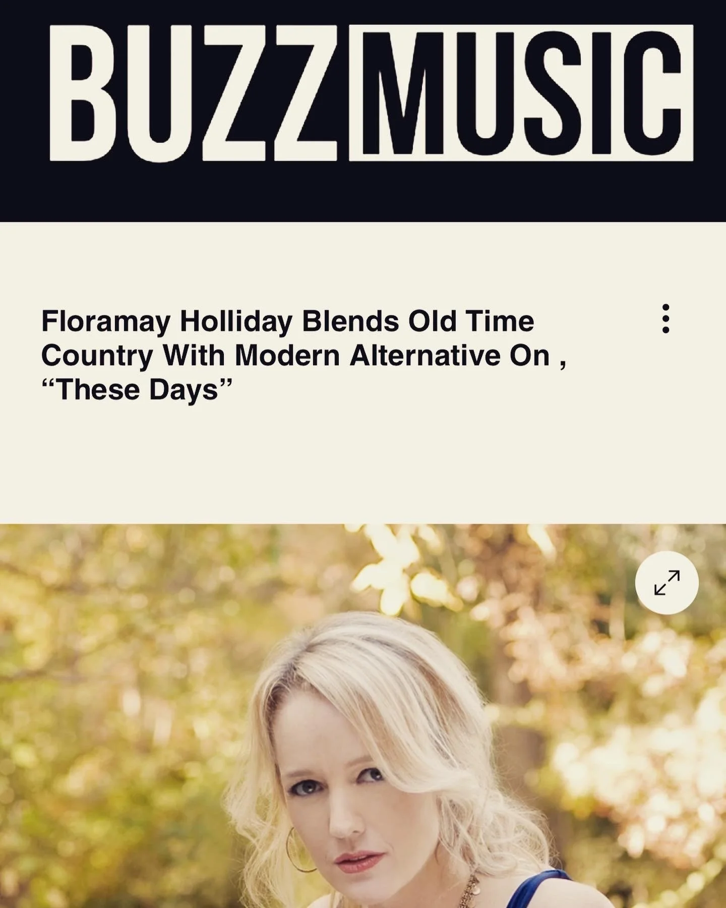 Floramay Holiday now featured in Buzz Music LA!