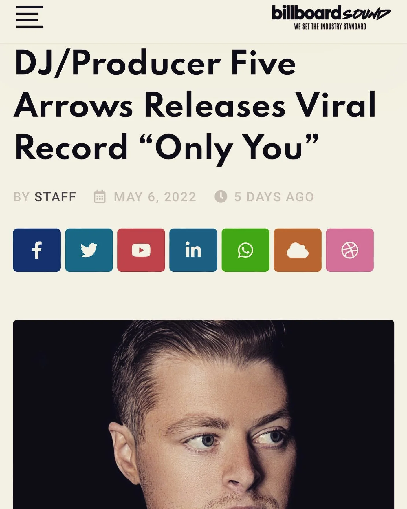 Five Arrows now featured in Billboard Sound!