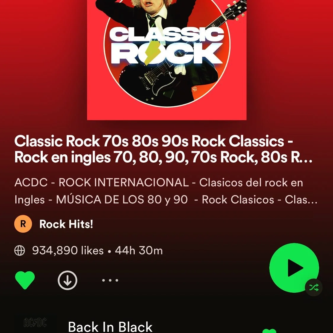 Classic Rock on Spotify now at 935,000 followers on Spotify!