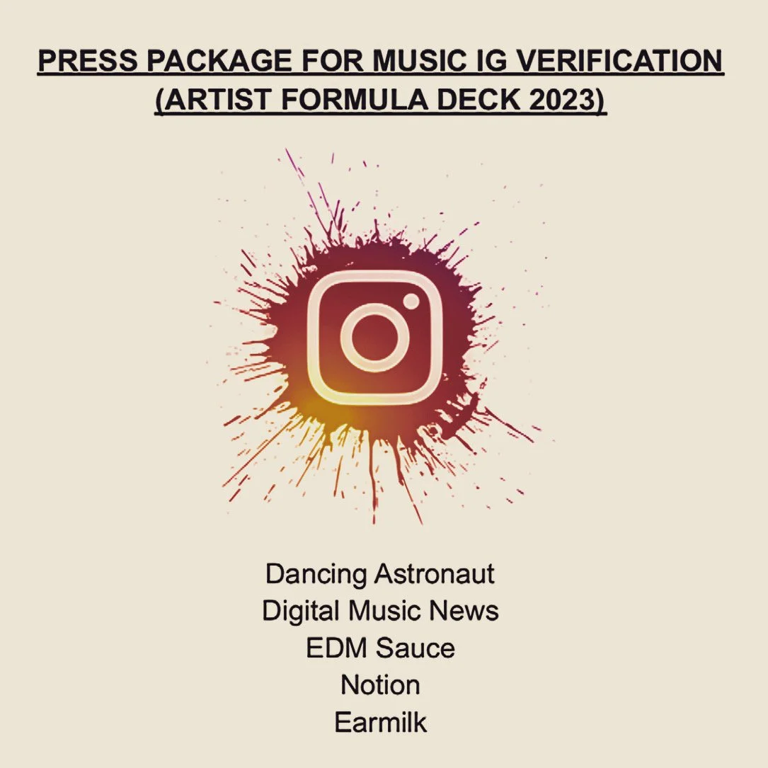 IG Verification Press Package for Musicians!