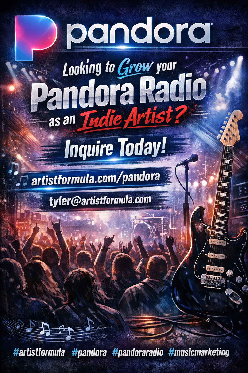 Looking to grow your Pandora Radio as an independent artist? 
