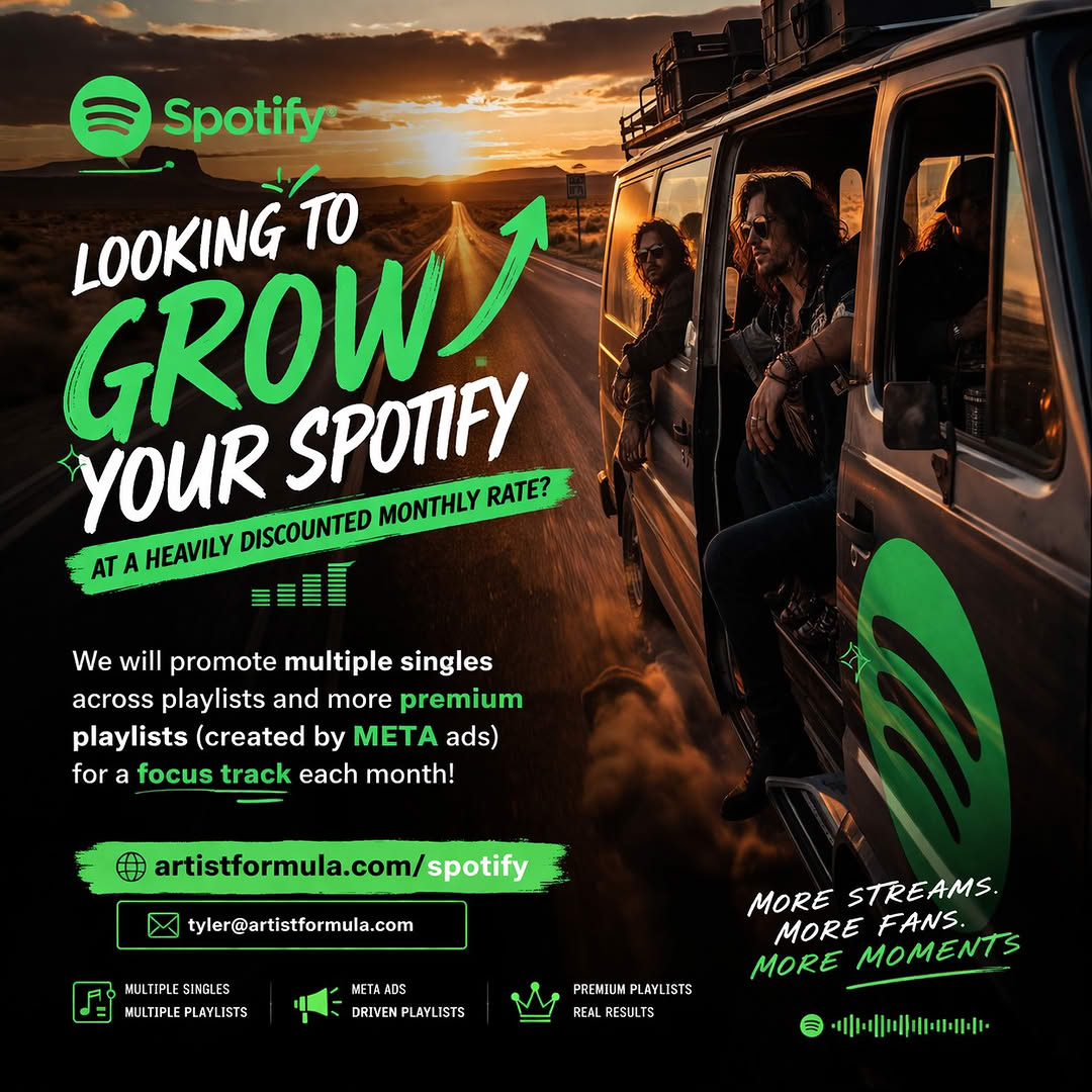 Looking to Grow your full music catalog on Spotify at a Heavily Discounted Rate? 