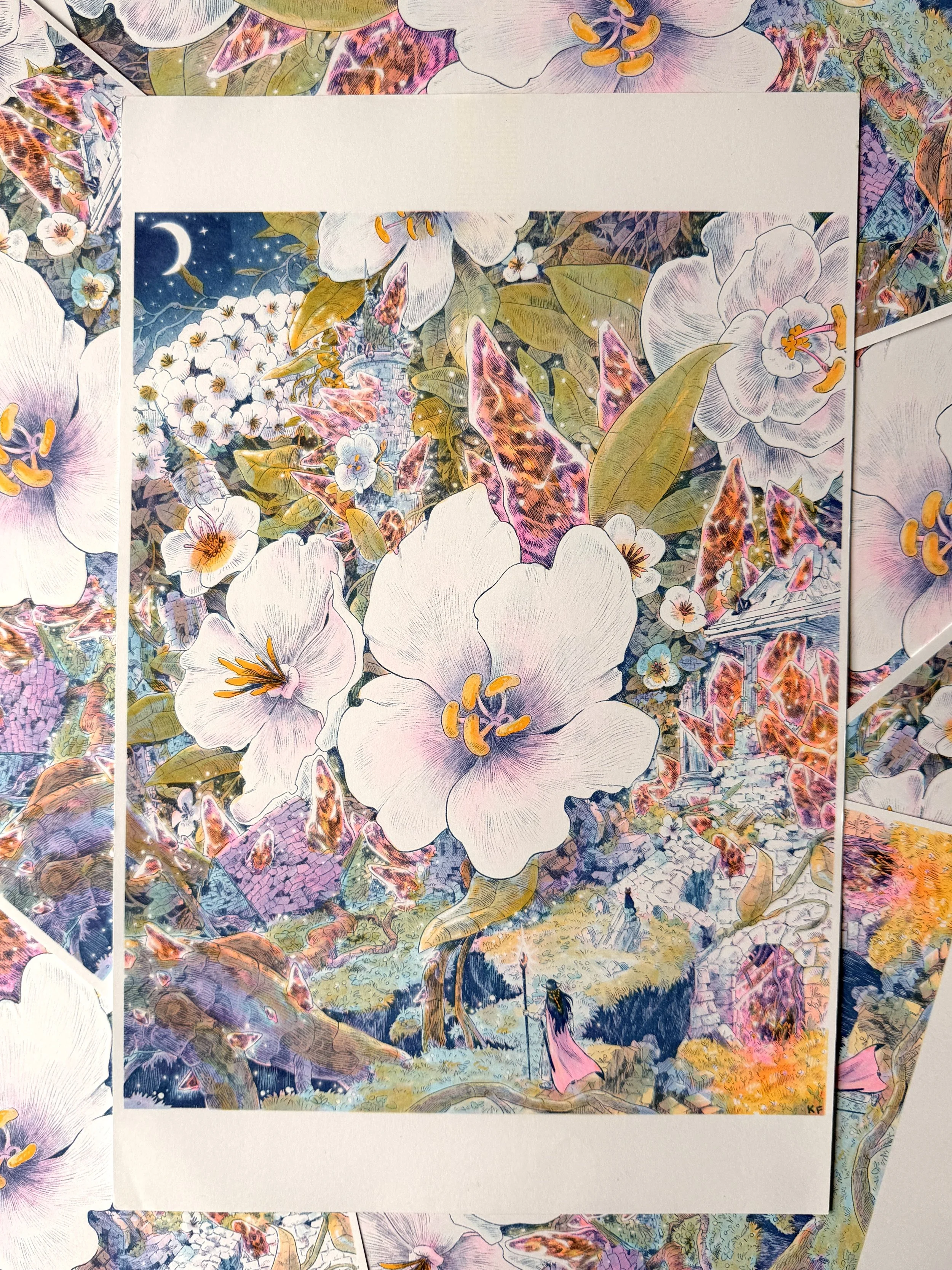 11x14 - 4 color Riso print