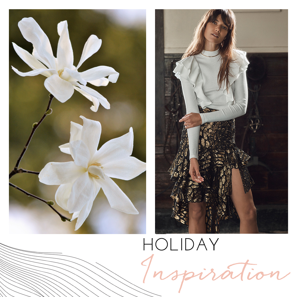Designed for the Carolina Boutique clothing brand in Mill Valley, California, this is a holiday inspiration Instagram post.