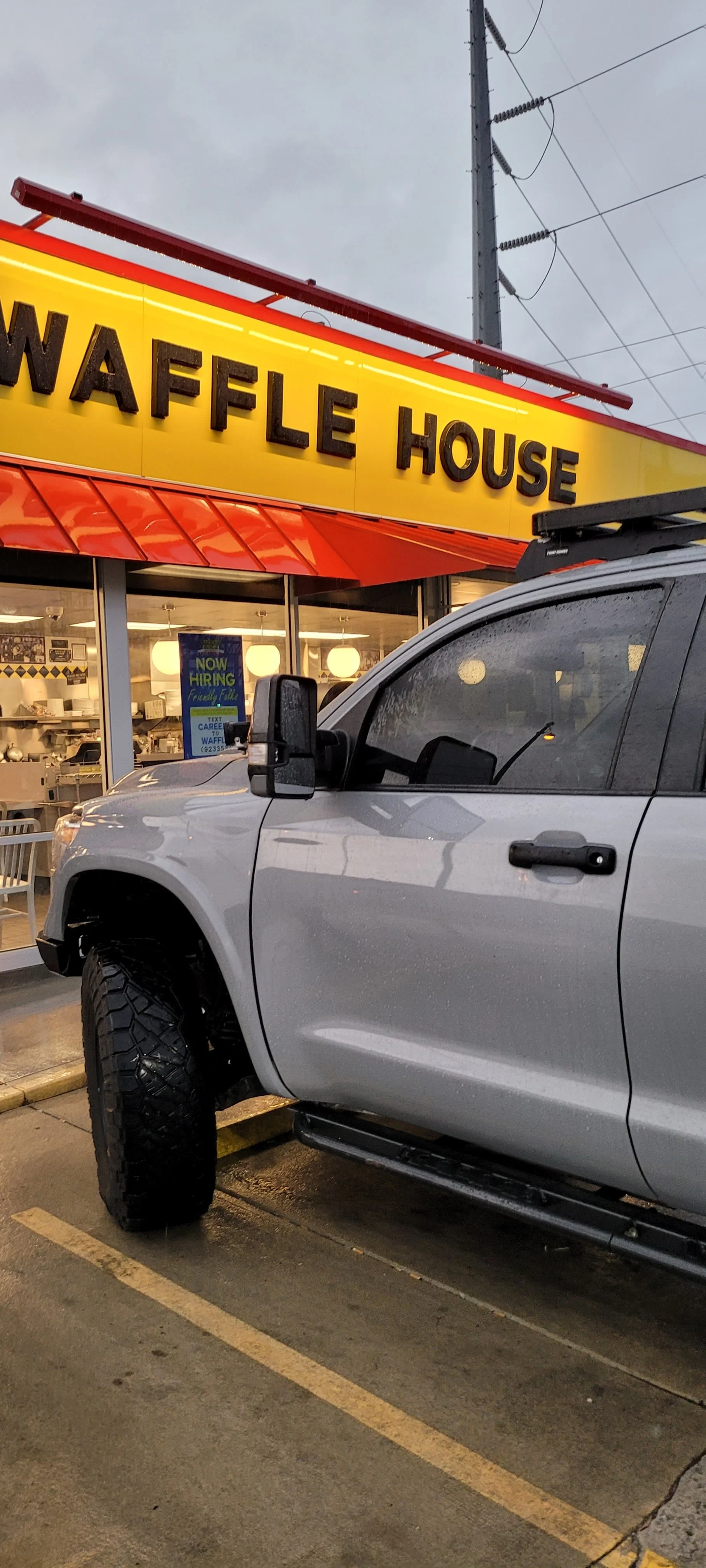 Steve Phalen in his 2018 Tundra at the Waffle House in Springfield, MO