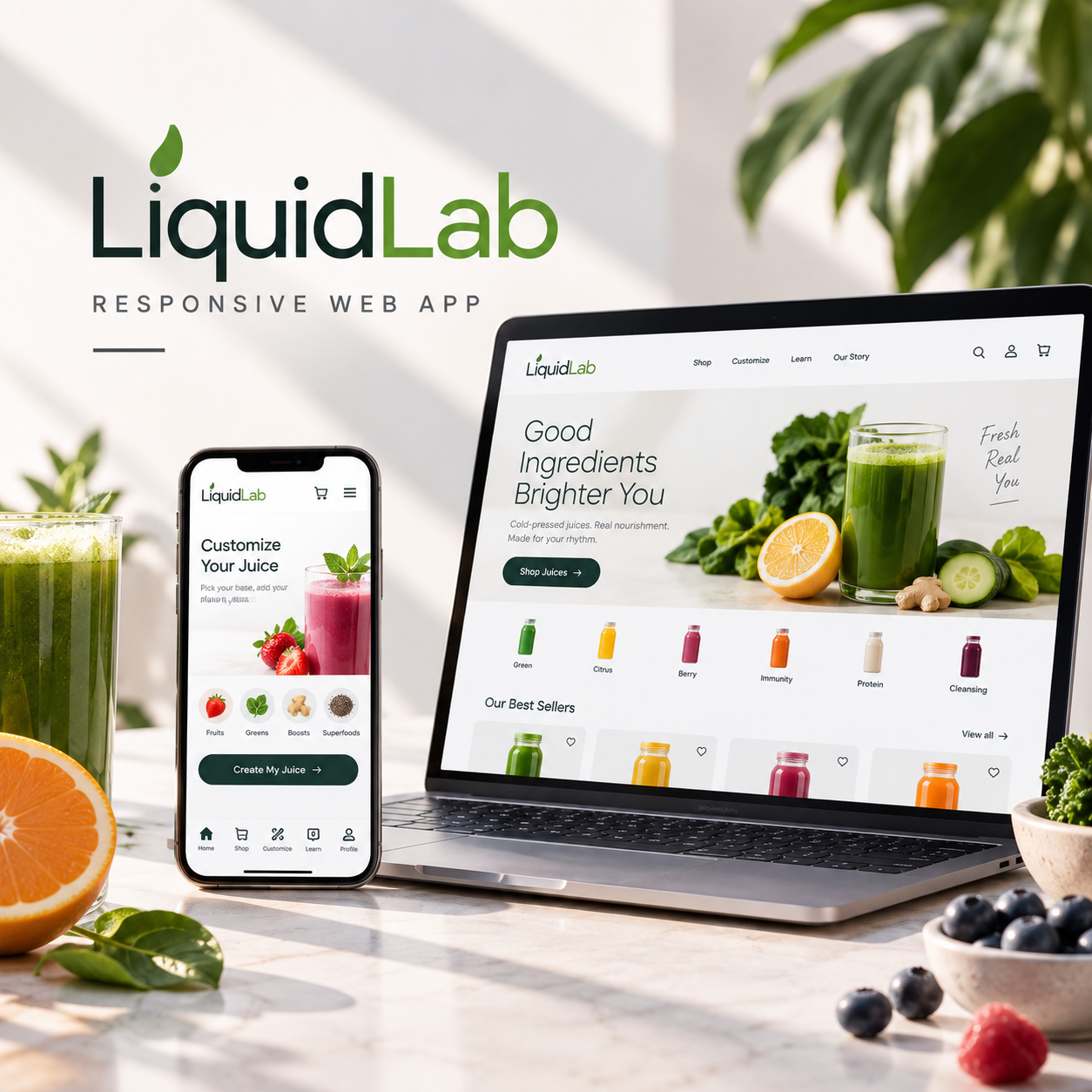 LiquidLab Responsive Web App