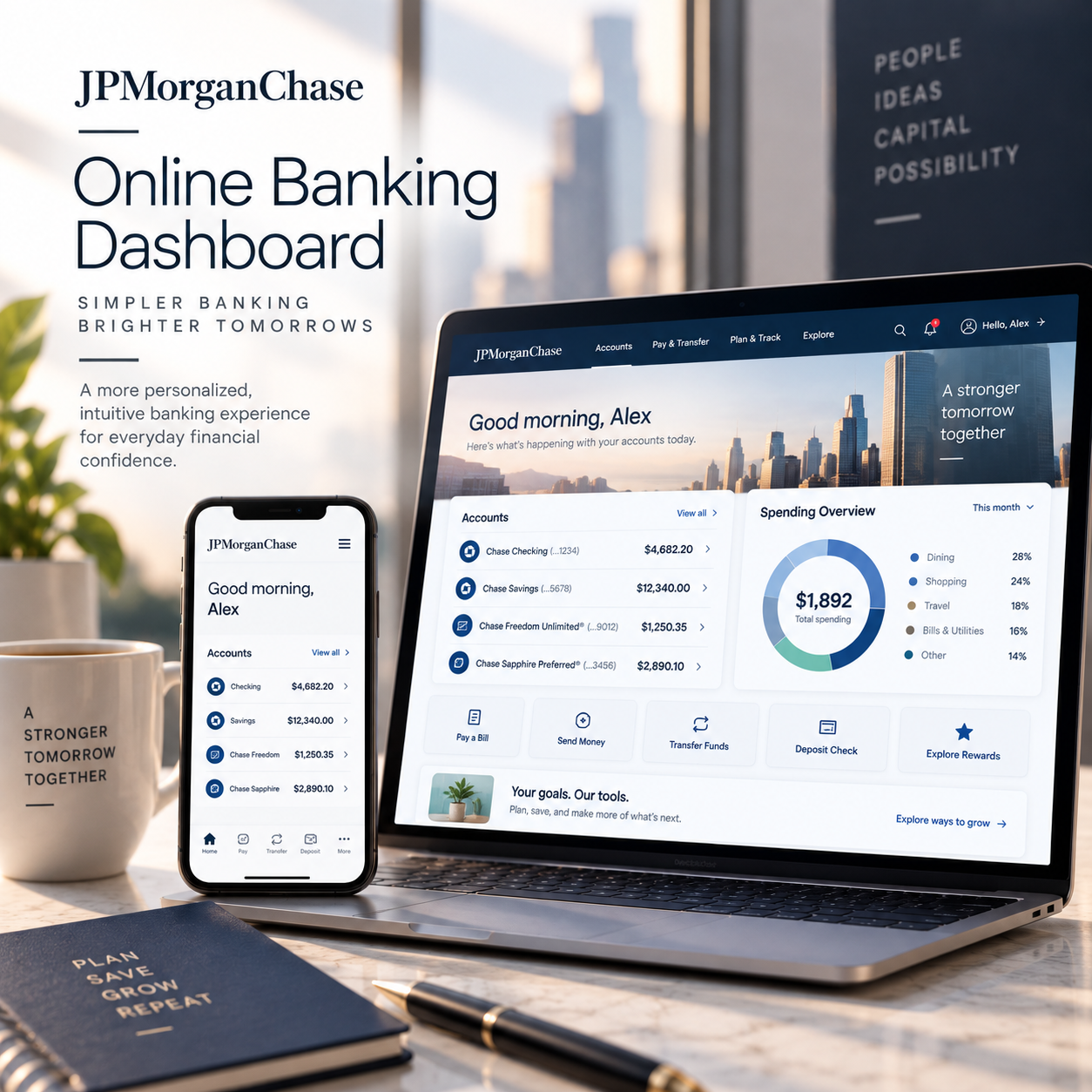 Online Banking Dashboard