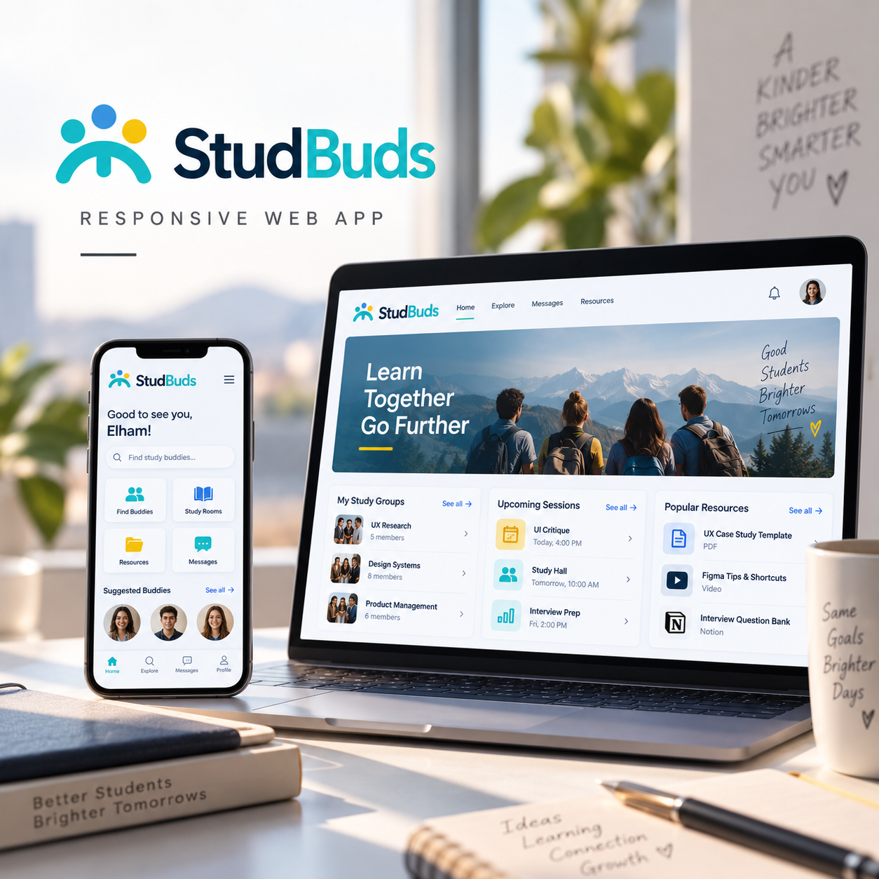 StudBuds Responsive Web App