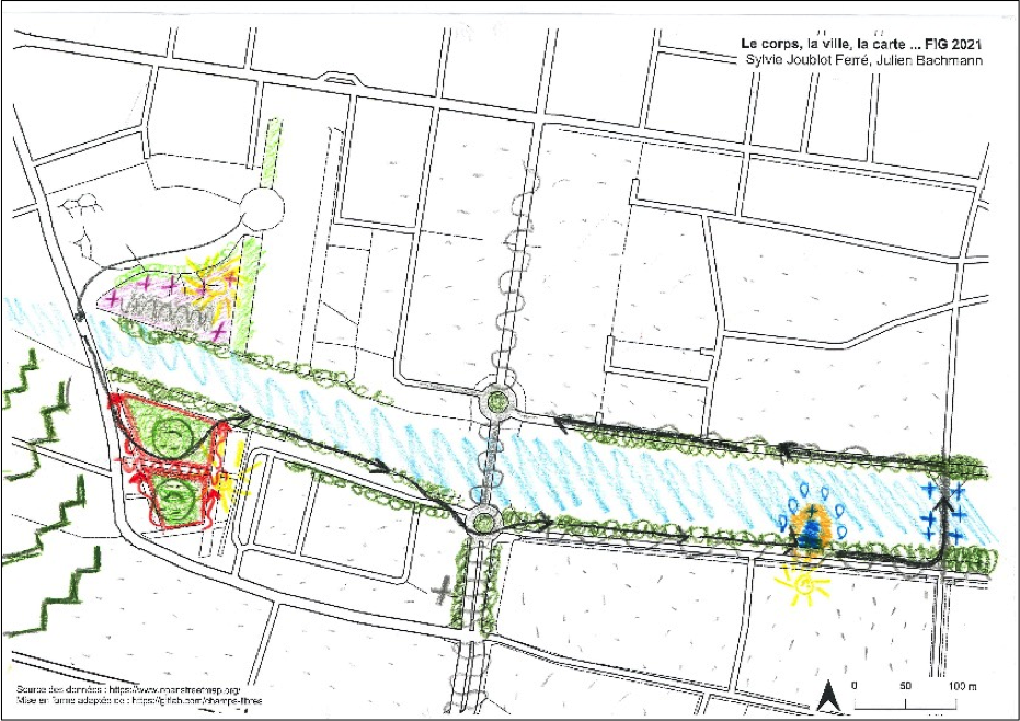 Figure 4 : carte de P2.