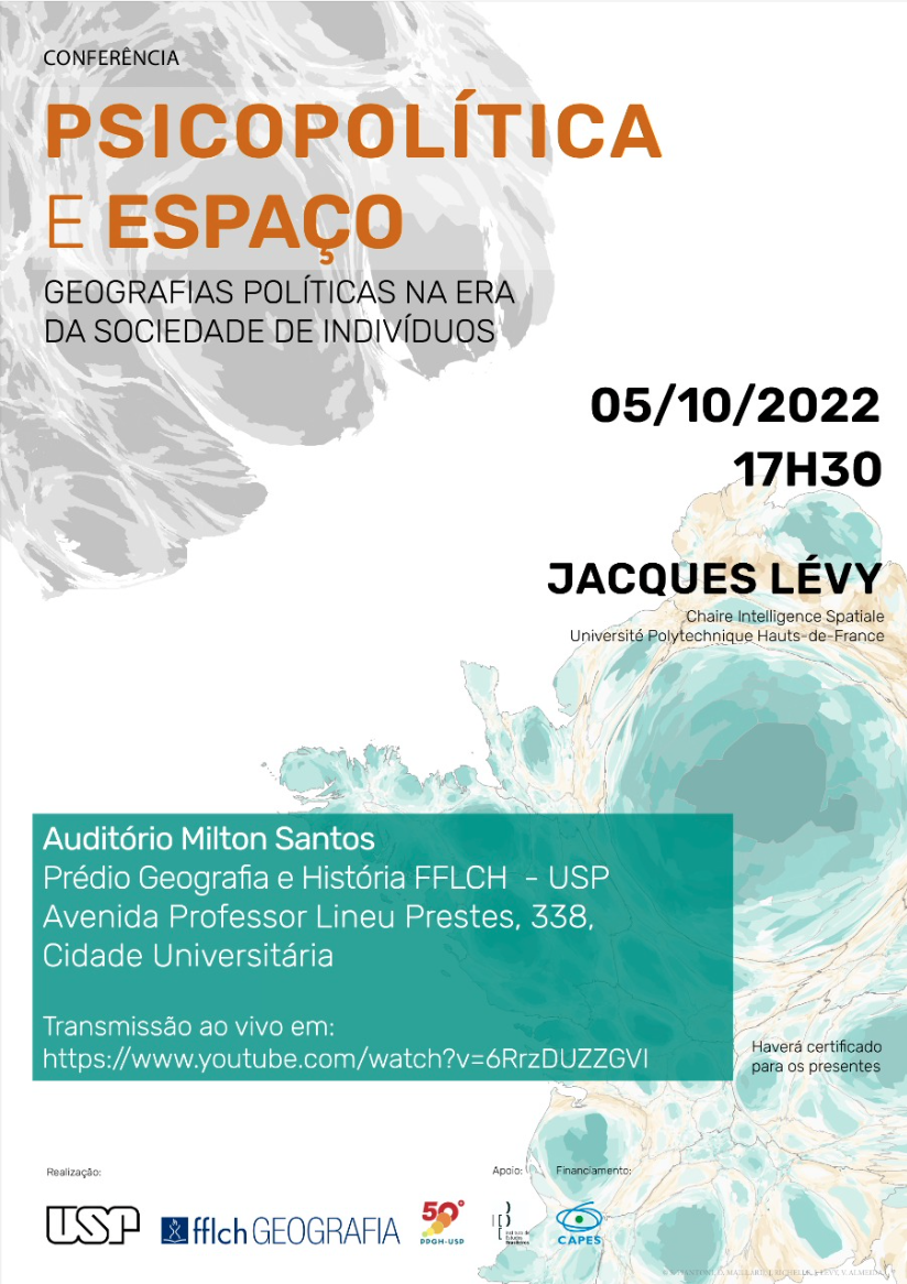 Élections présidentielles brésiliennes : Conférence "Espace et Psychopolitique" de Jacques Lévy