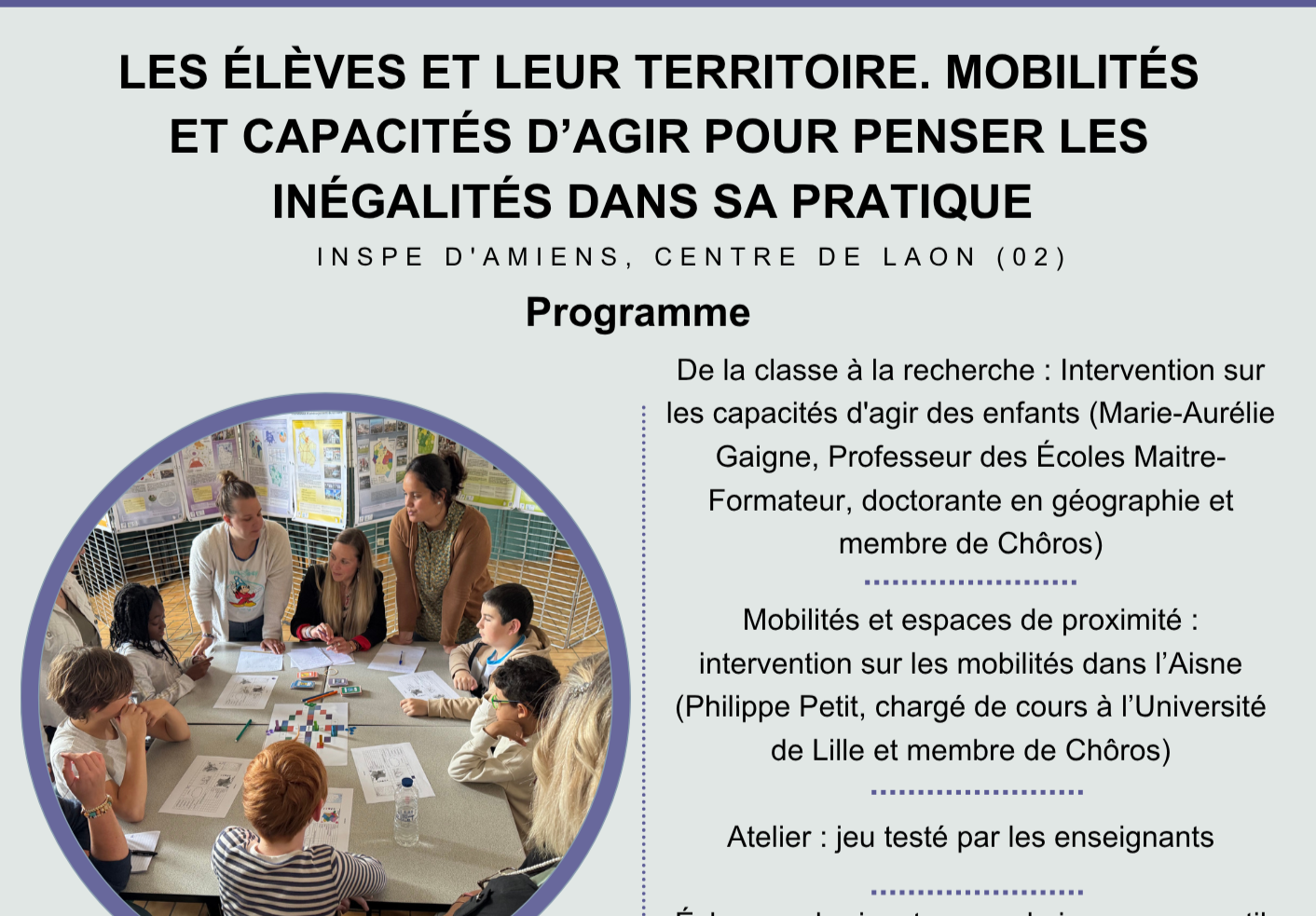 Mobilités et capacités d’agir pour penser les inégalités.