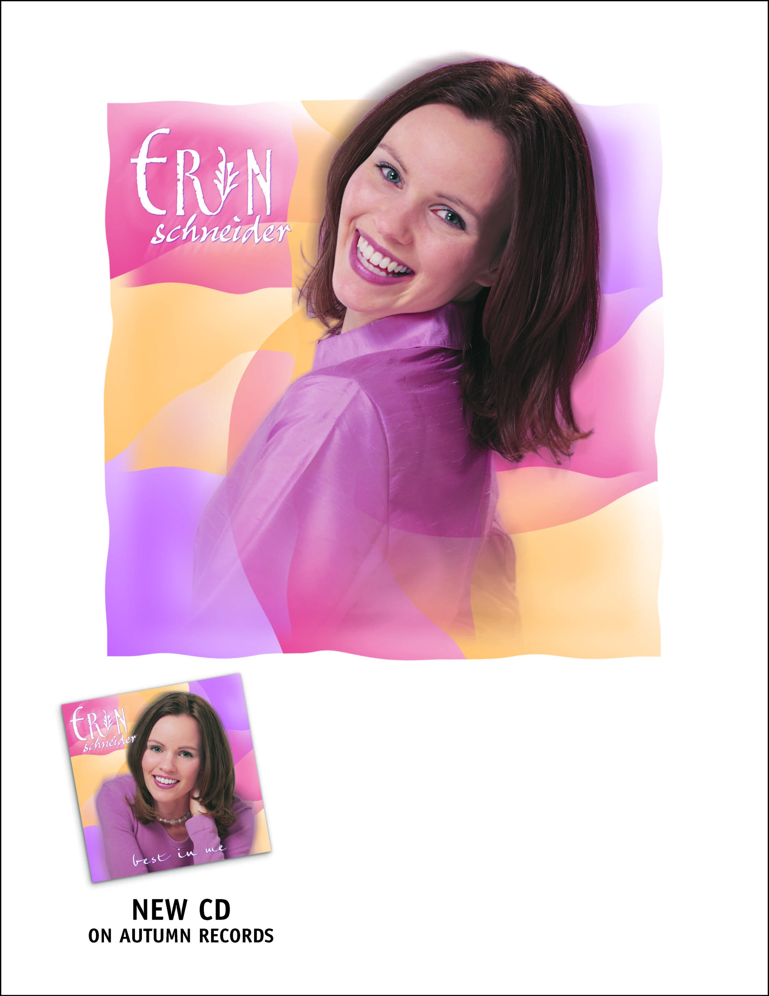 Erin Schneider - Concert Poster + CD Design