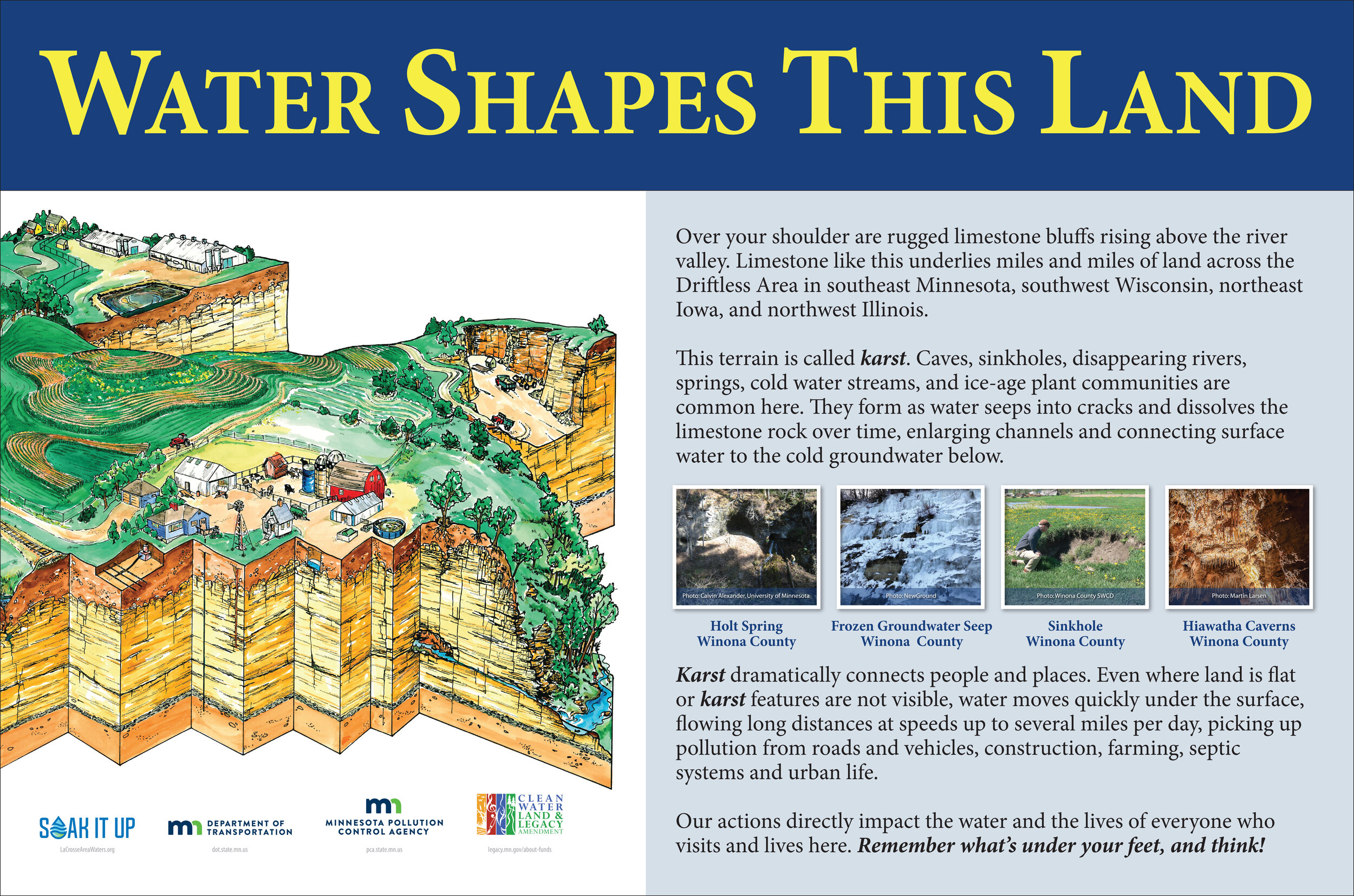 MINNESOTA DEPARTMENT OF TRANSPORTATION - INTERPRETIVE SIGN