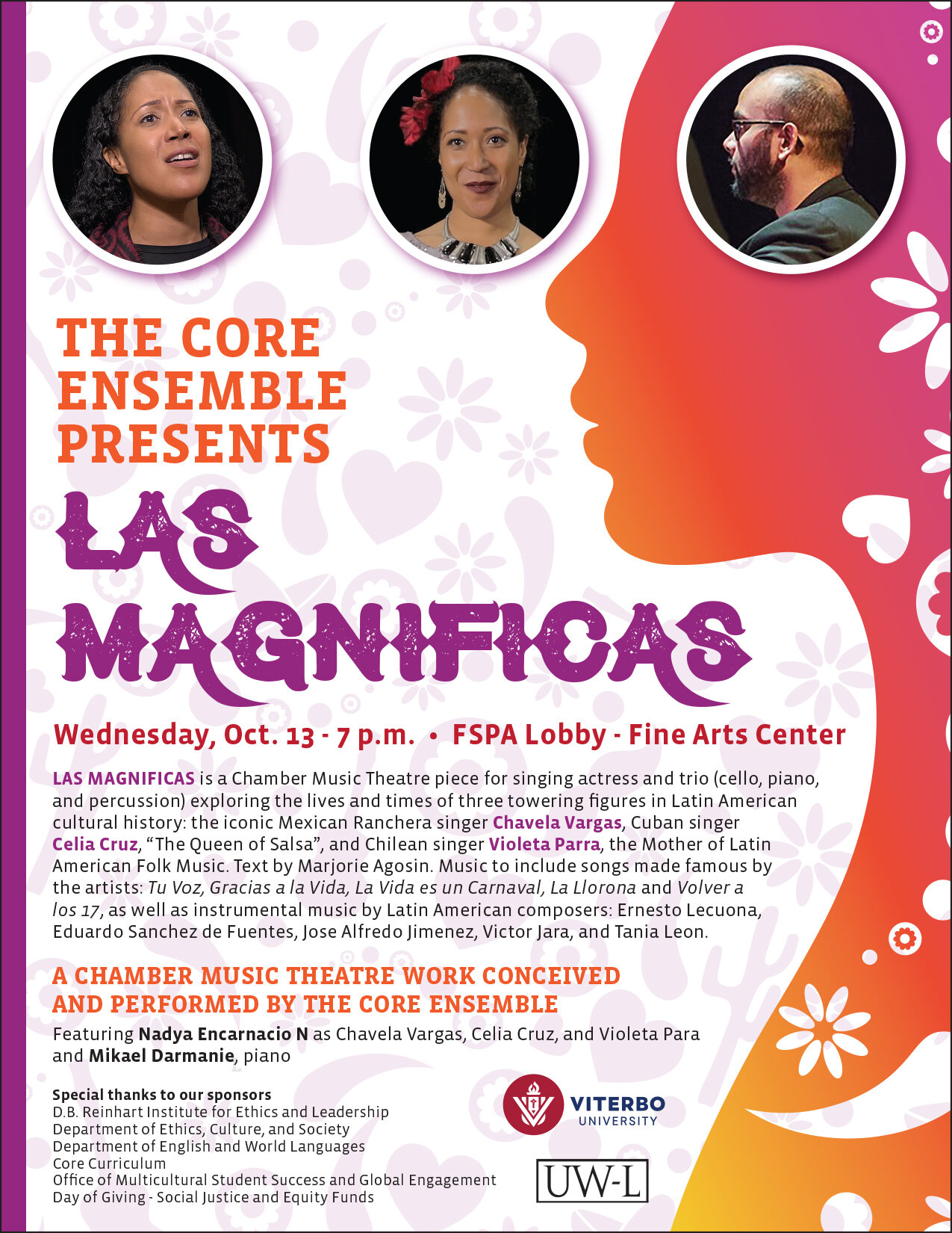 LAS MAGNIFICAS - CONCERT POSTER