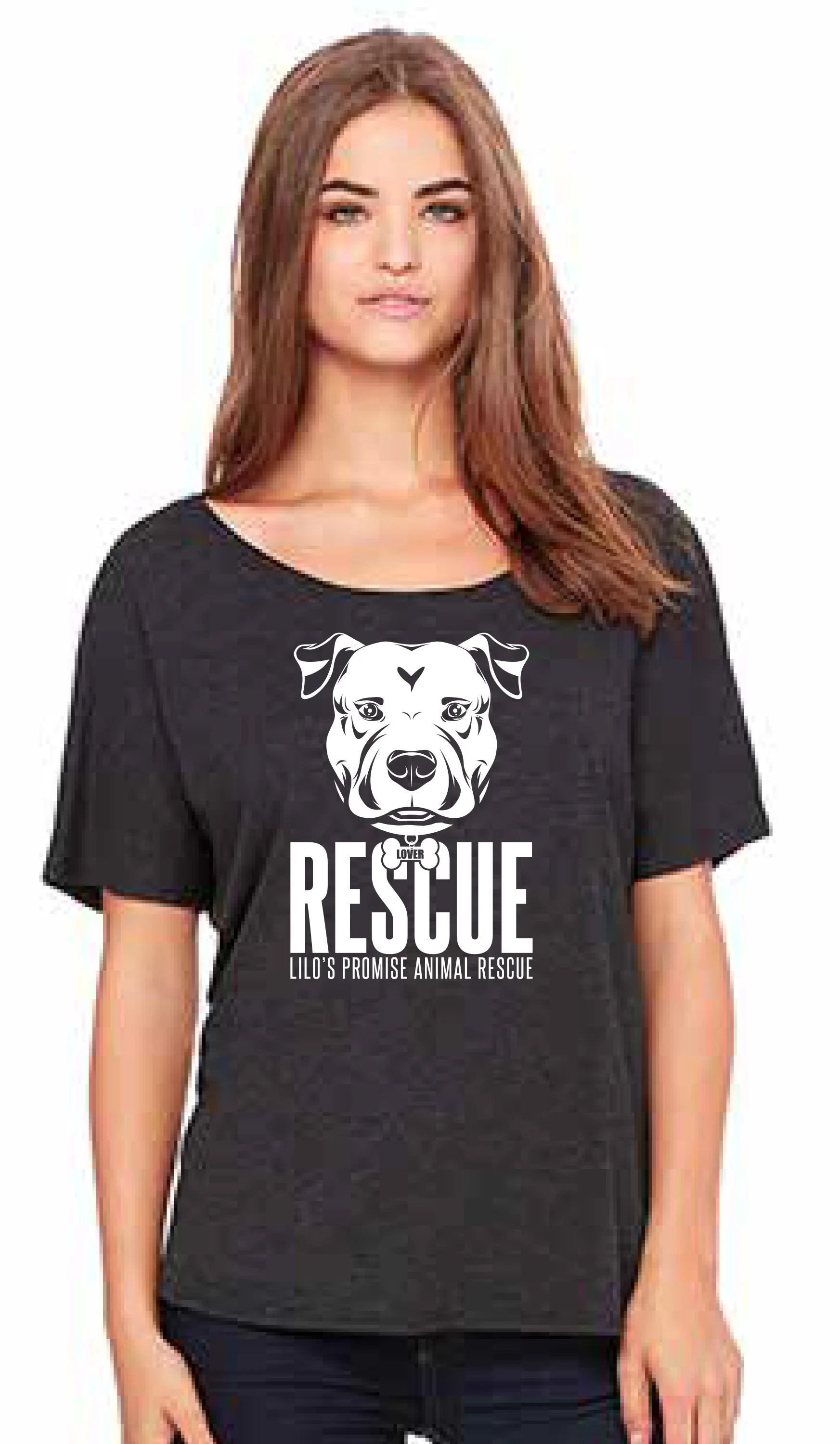 NEW!!! Women's Slouchy Rescue Tee